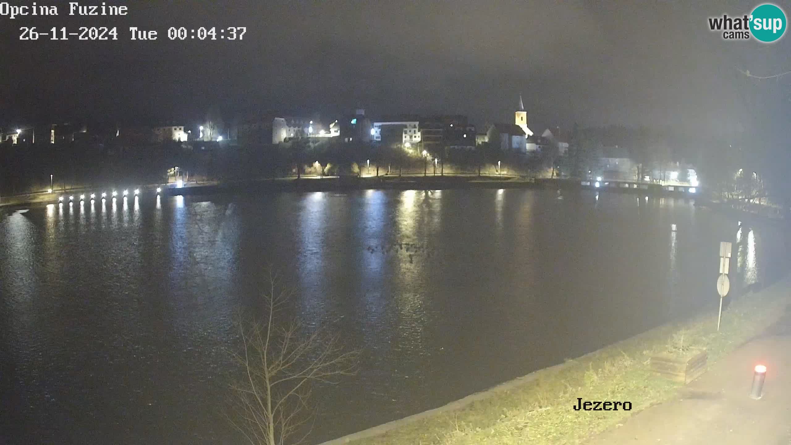 LIVE lago Bajer webcam Bajersko Jezero Fužine