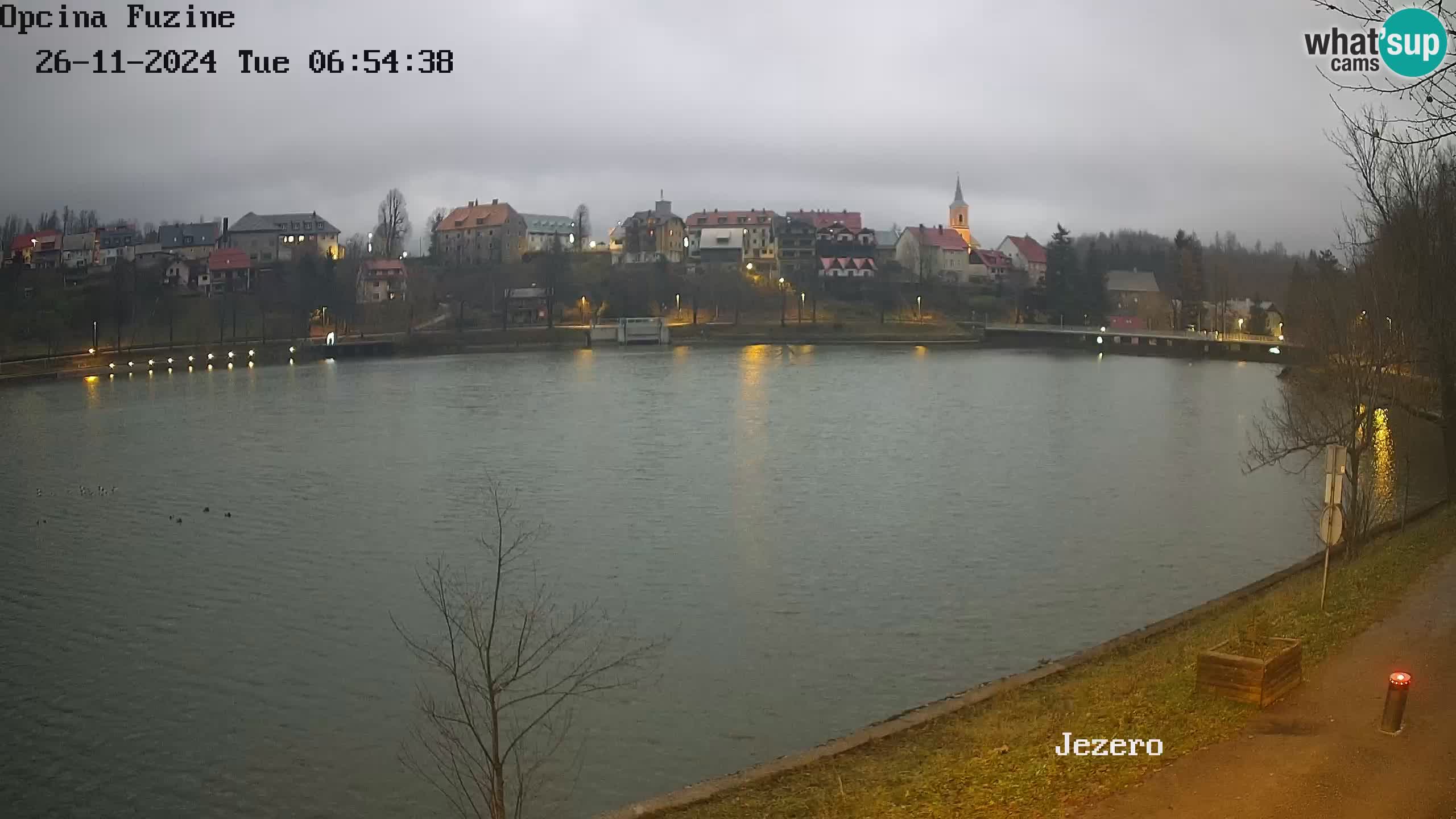 LIVE lago Bajer webcam Bajersko Jezero Fužine