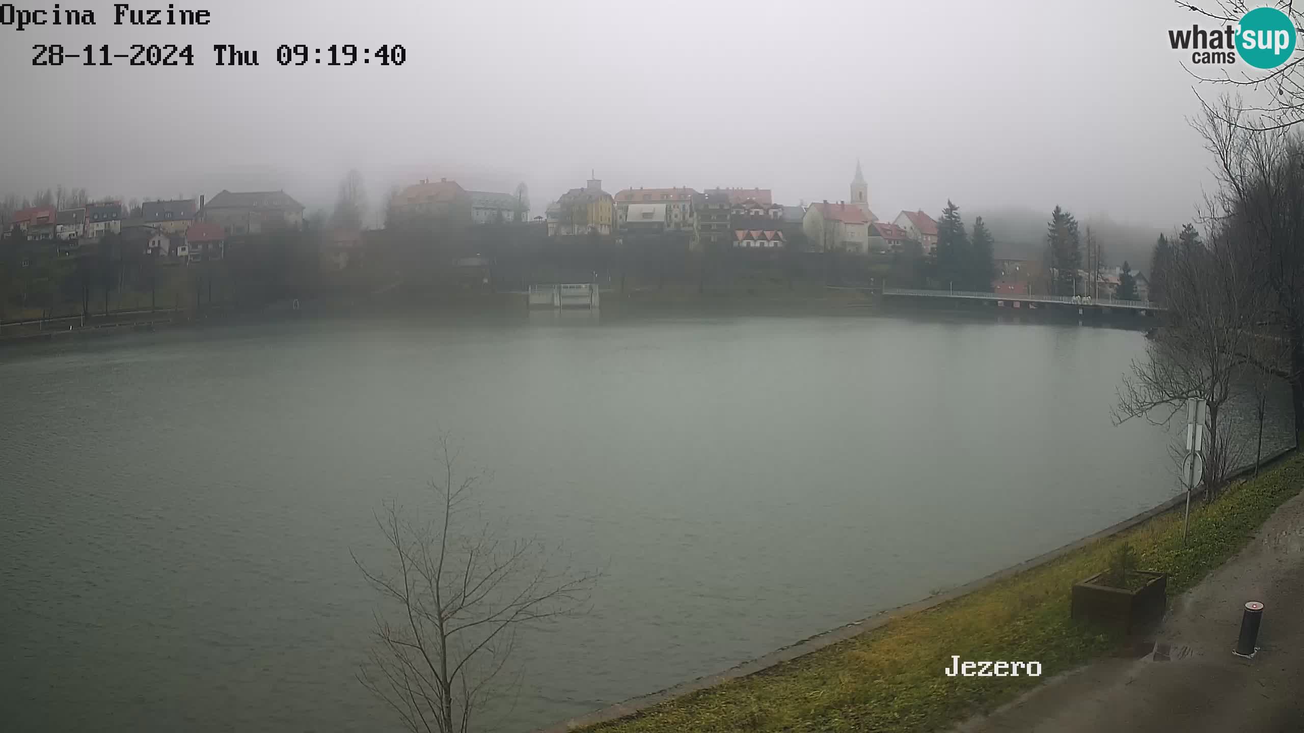 Bajersko Jezero web kamera Fužine