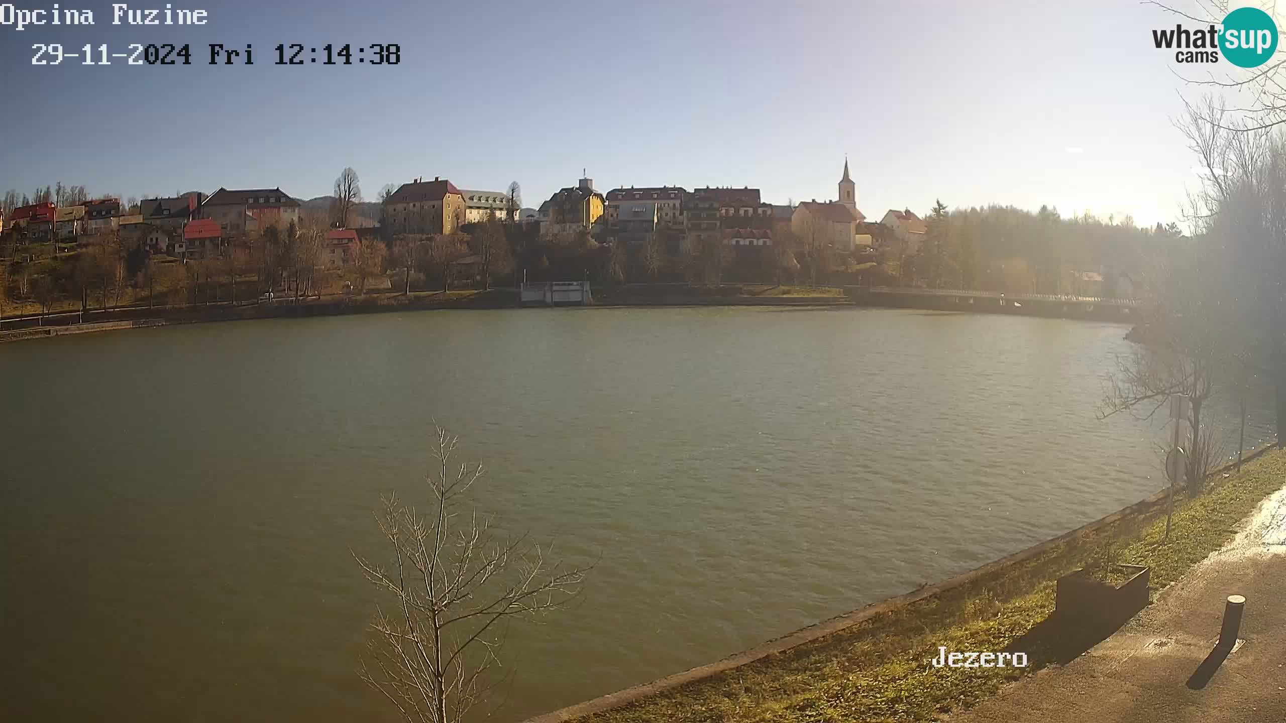 LIVE lago Bajer webcam Bajersko Jezero Fužine