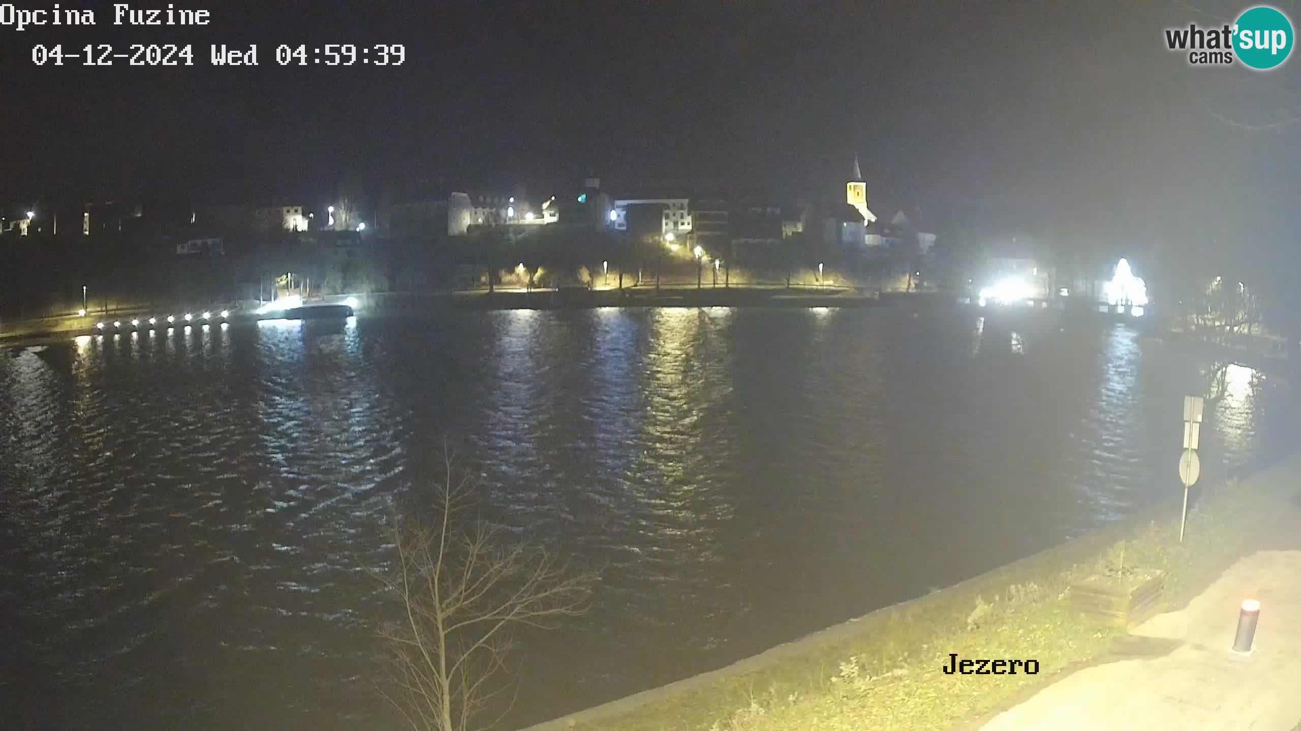 LIVE lago Bajer webcam Bajersko Jezero Fužine