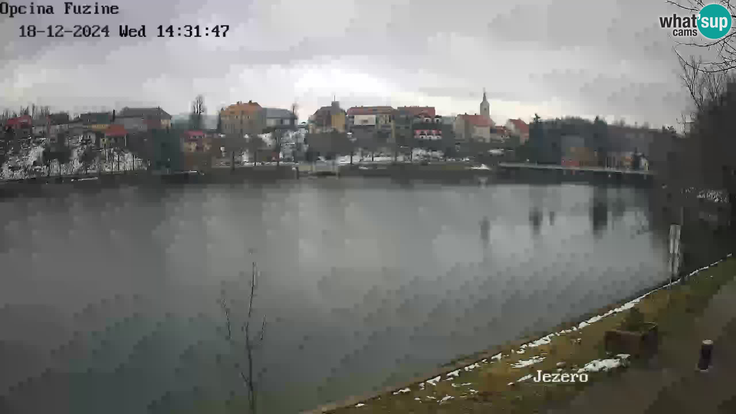 LIVE lago Bajer webcam Bajersko Jezero Fužine