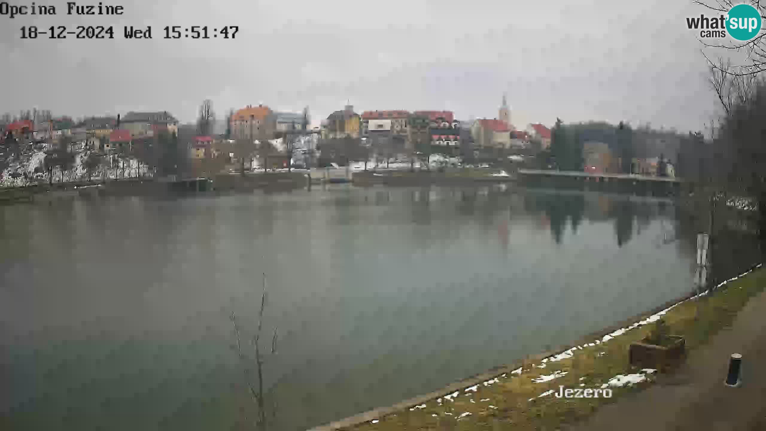 LIVE lago Bajer webcam Bajersko Jezero Fužine