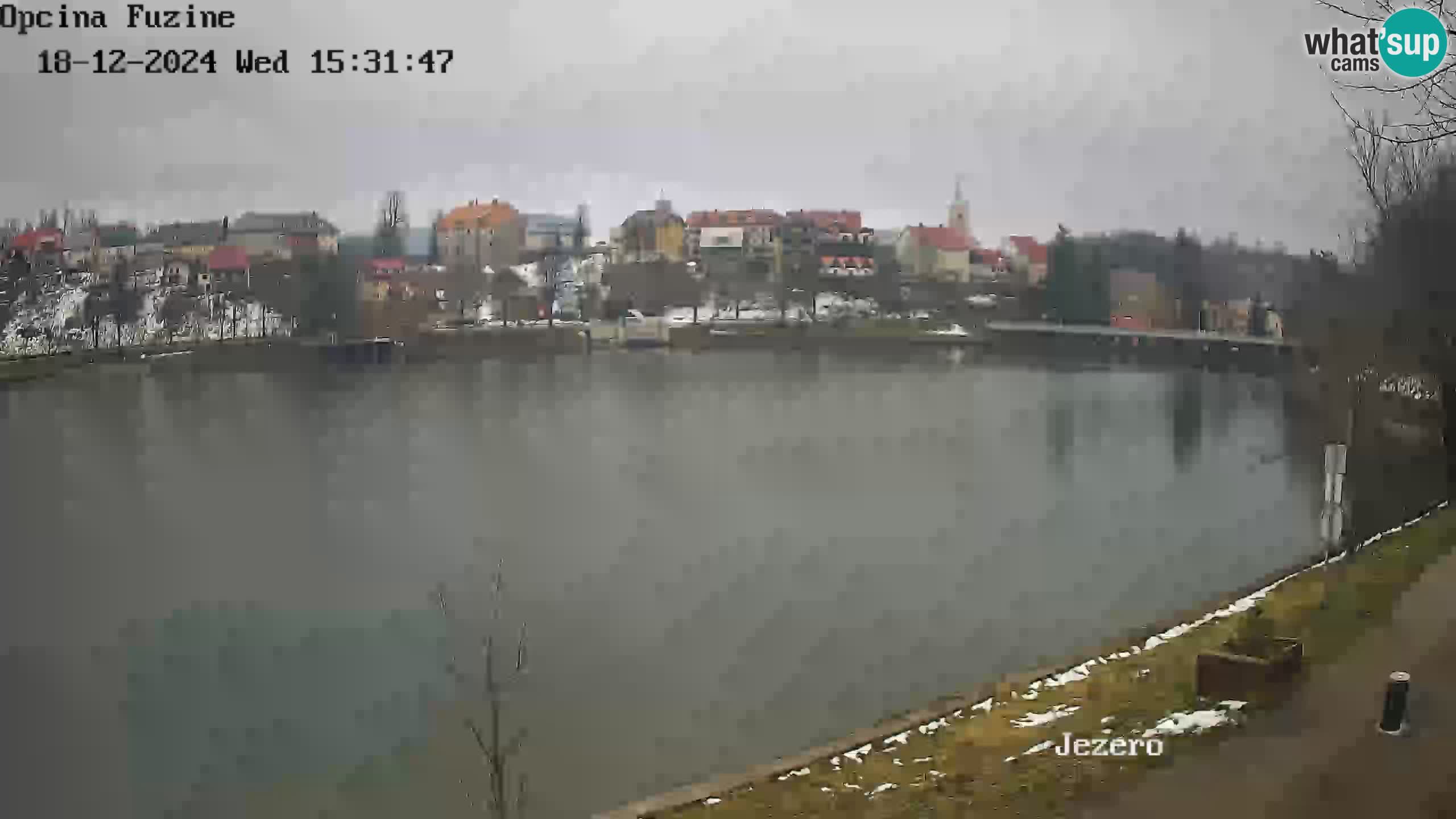 LIVE lago Bajer webcam Bajersko Jezero Fužine