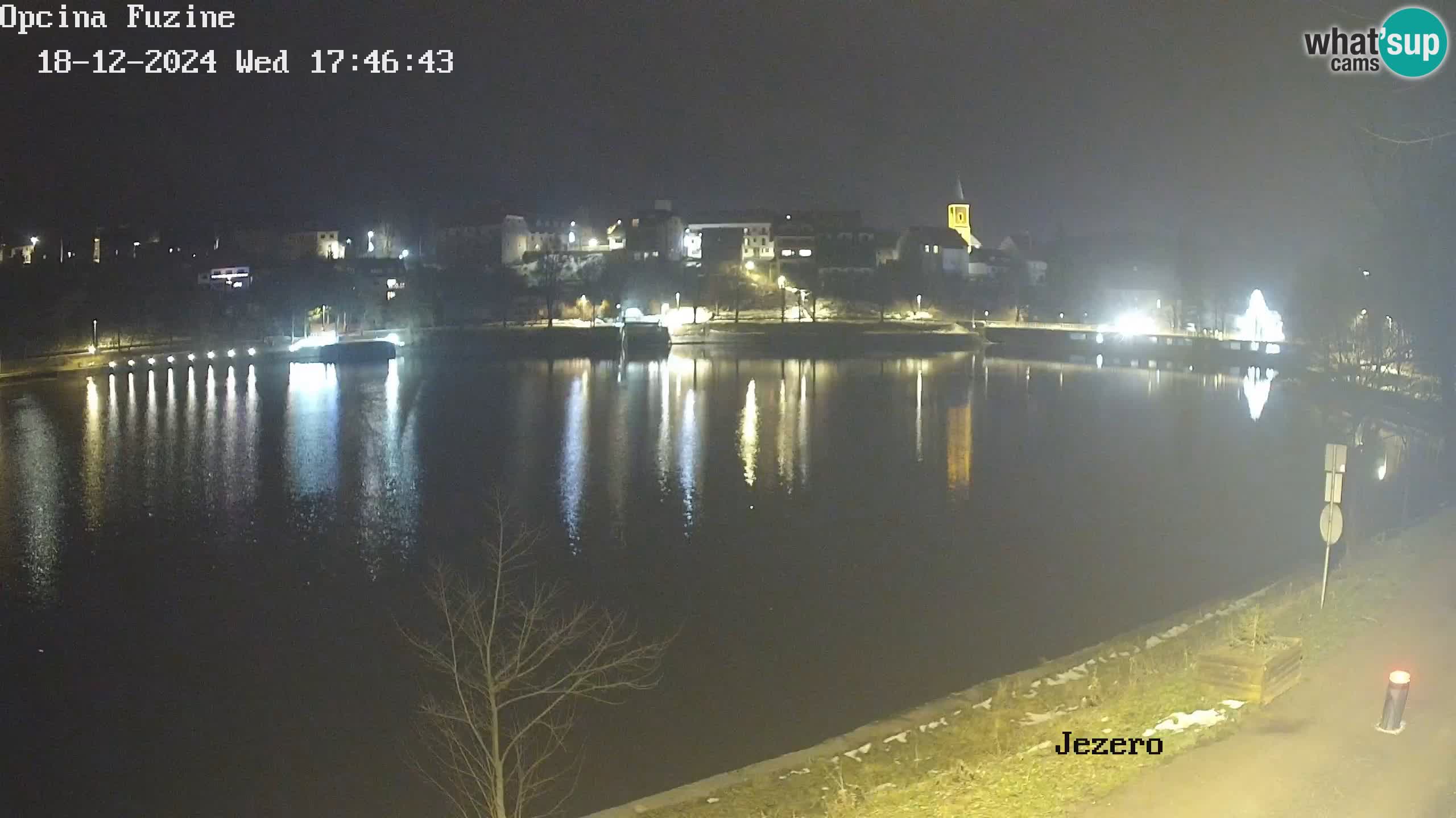 LIVE lago Bajer webcam Bajersko Jezero Fužine