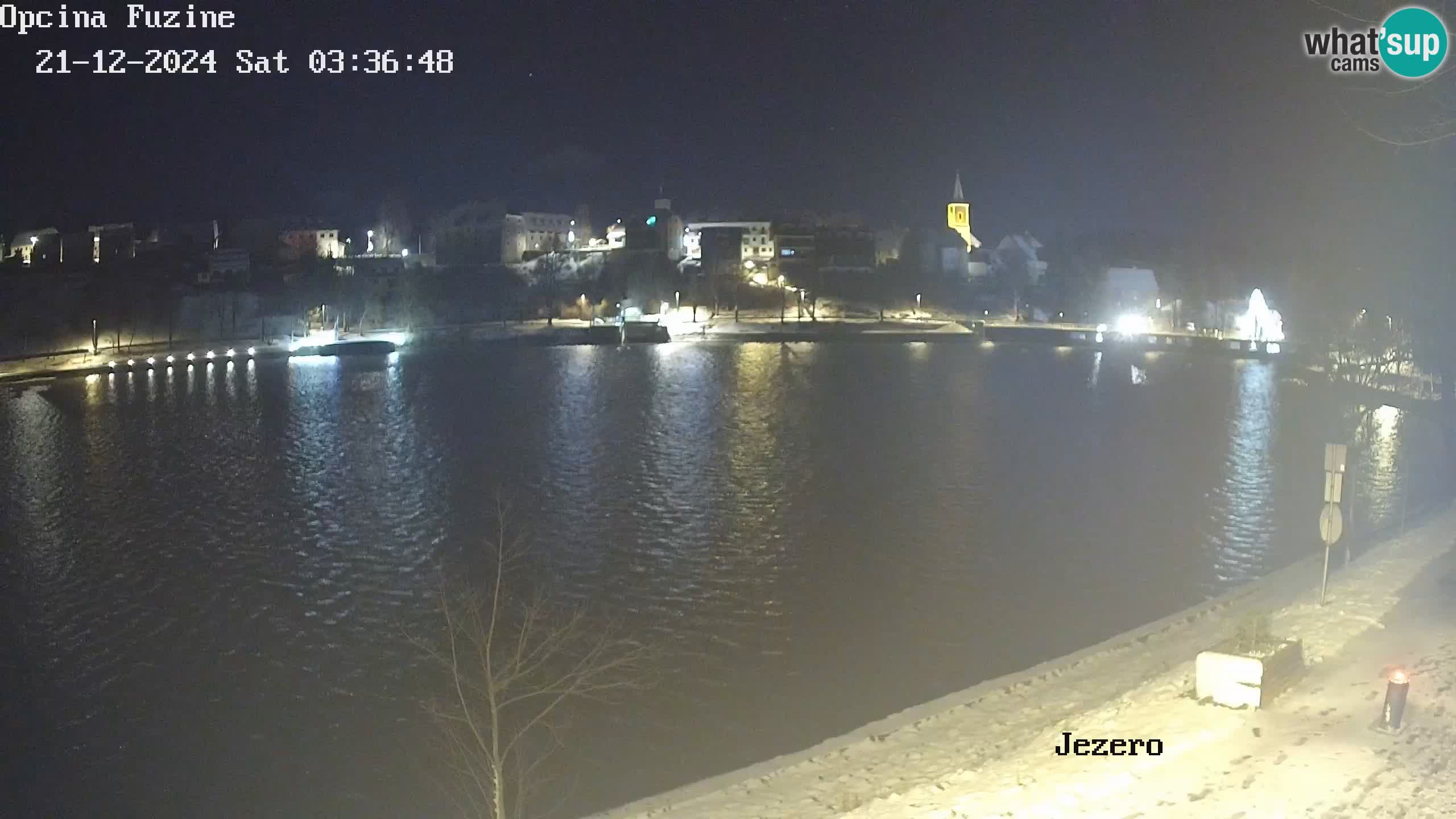 LIVE Lake Bajer livecam Bajersko Jezero Fužine