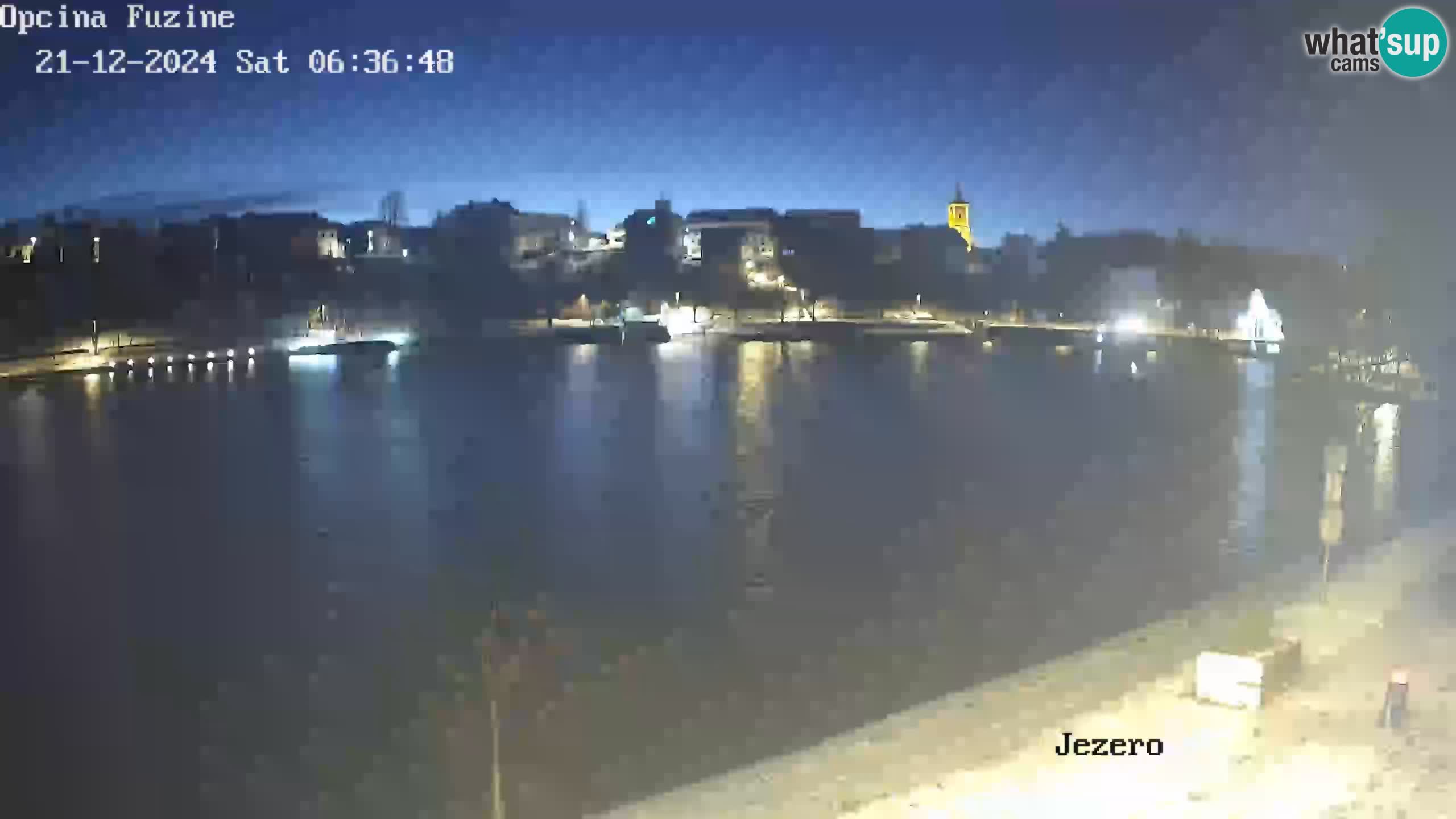 LIVE Lake Bajer livecam Bajersko Jezero Fužine