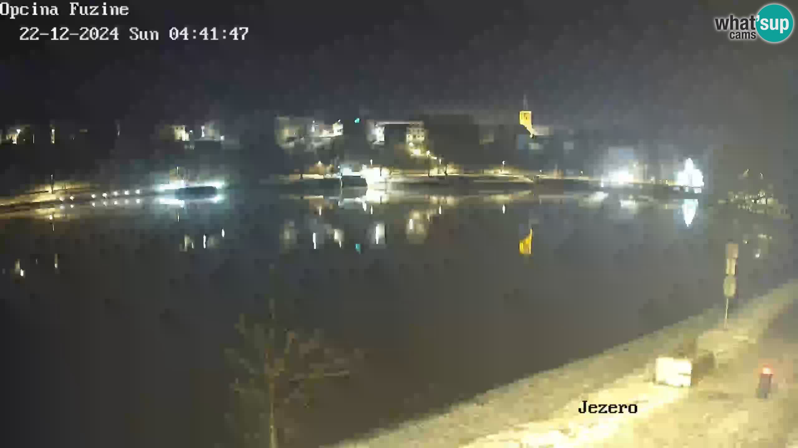 LIVE lago Bajer webcam Bajersko Jezero Fužine