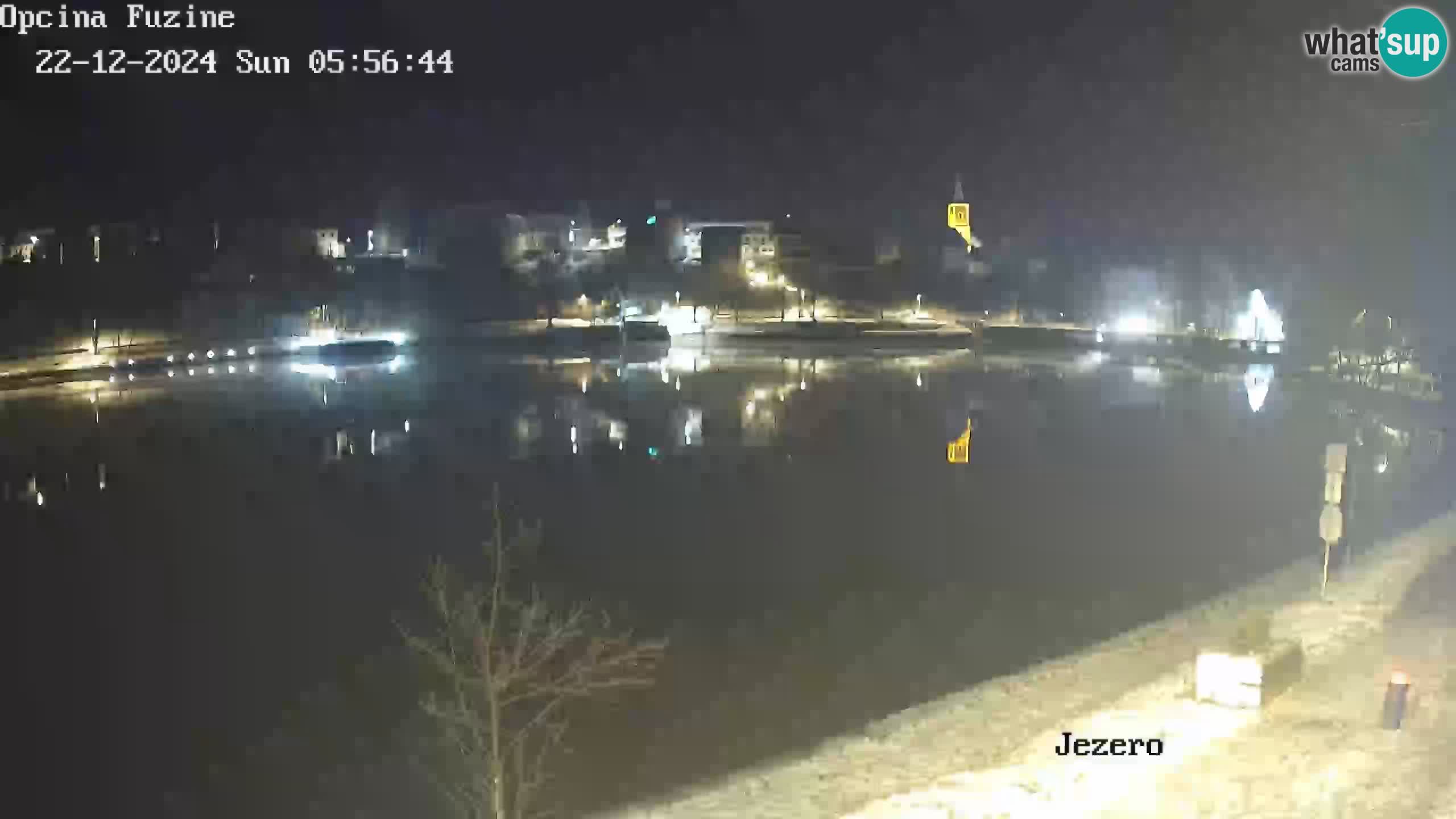 LIVE lago Bajer webcam Bajersko Jezero Fužine