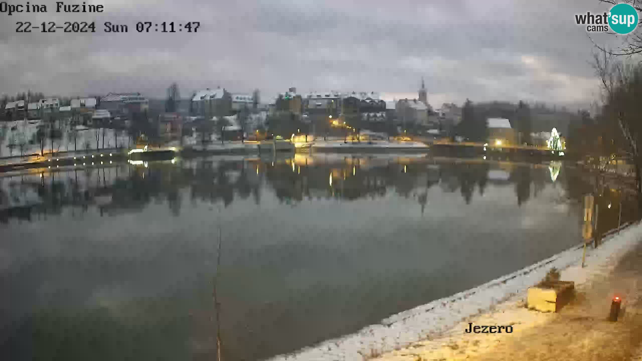 LIVE lago Bajer webcam Bajersko Jezero Fužine