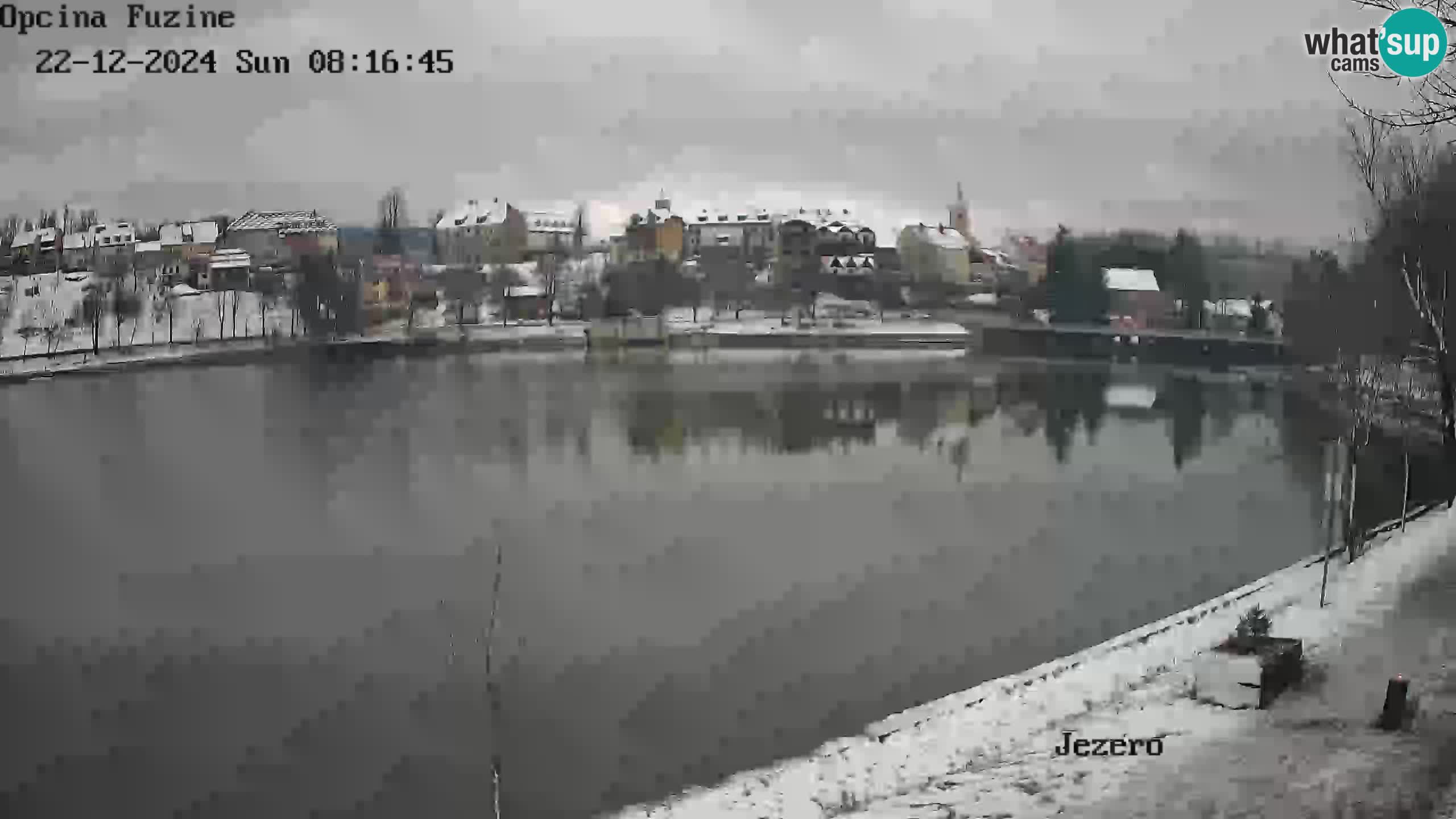 LIVE lago Bajer webcam Bajersko Jezero Fužine