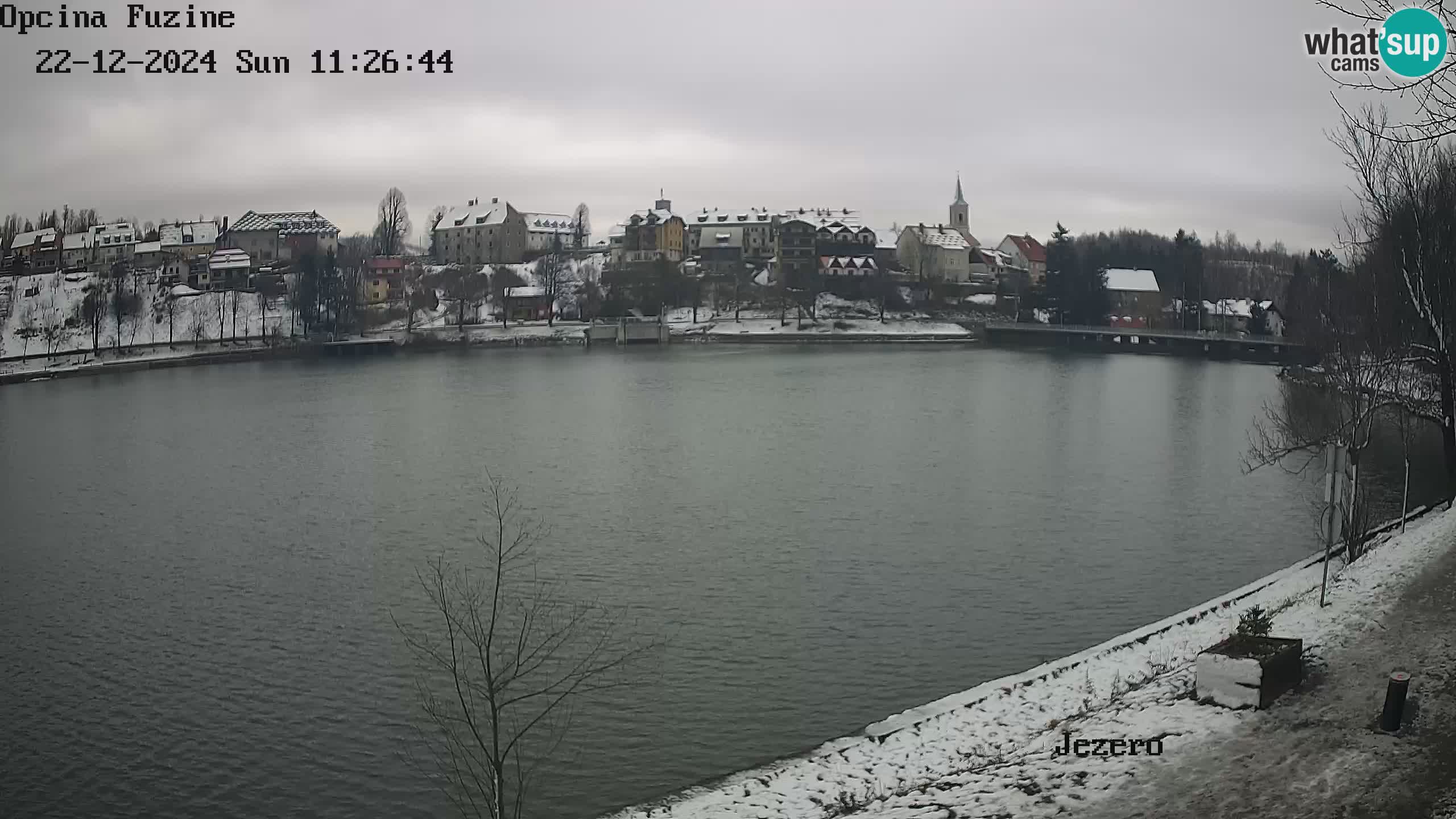 LIVE lago Bajer webcam Bajersko Jezero Fužine