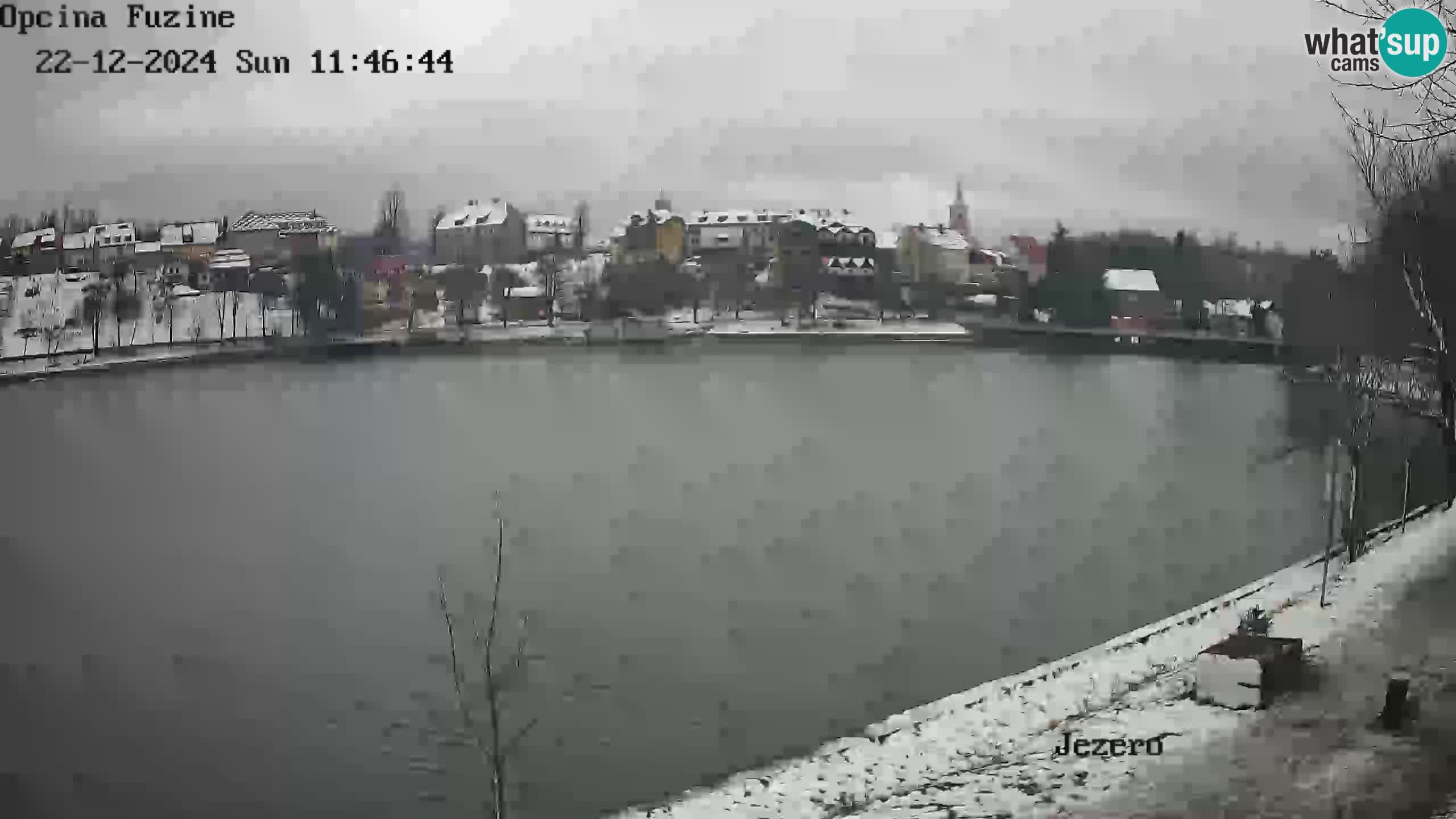 LIVE lago Bajer webcam Bajersko Jezero Fužine