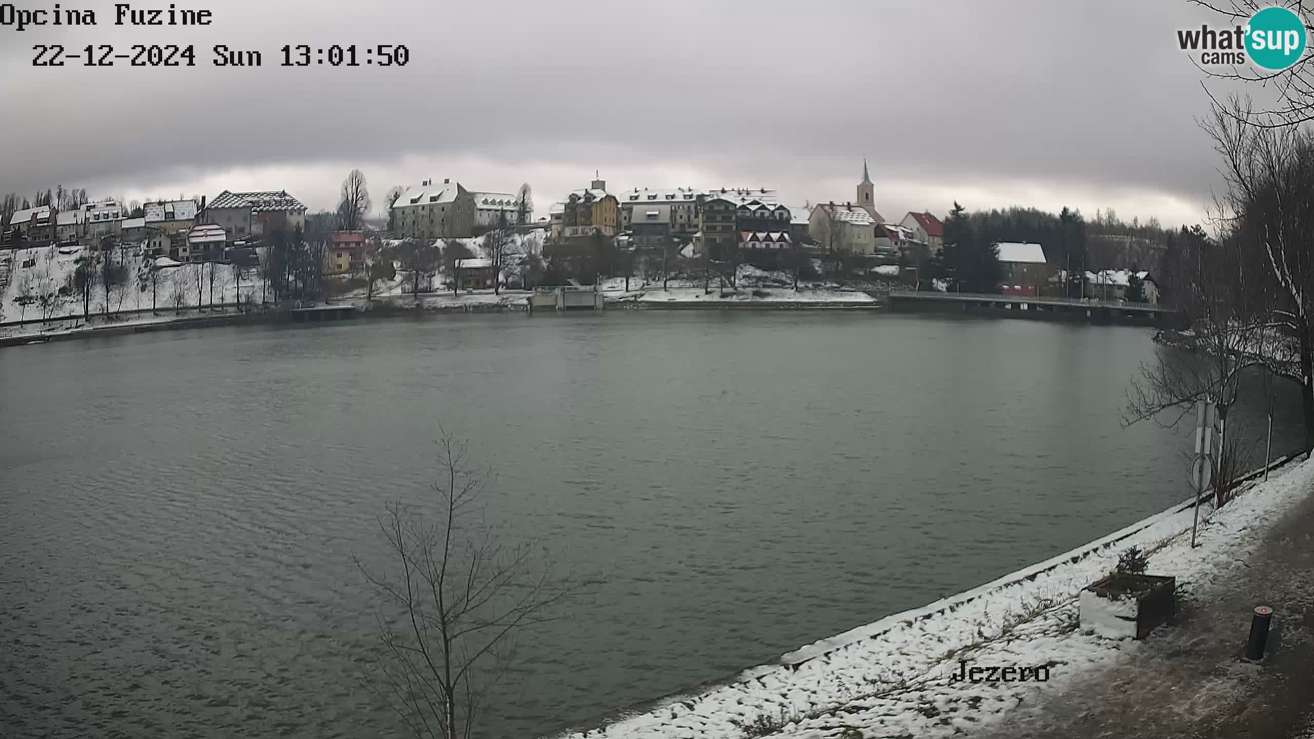 LIVE lago Bajer webcam Bajersko Jezero Fužine