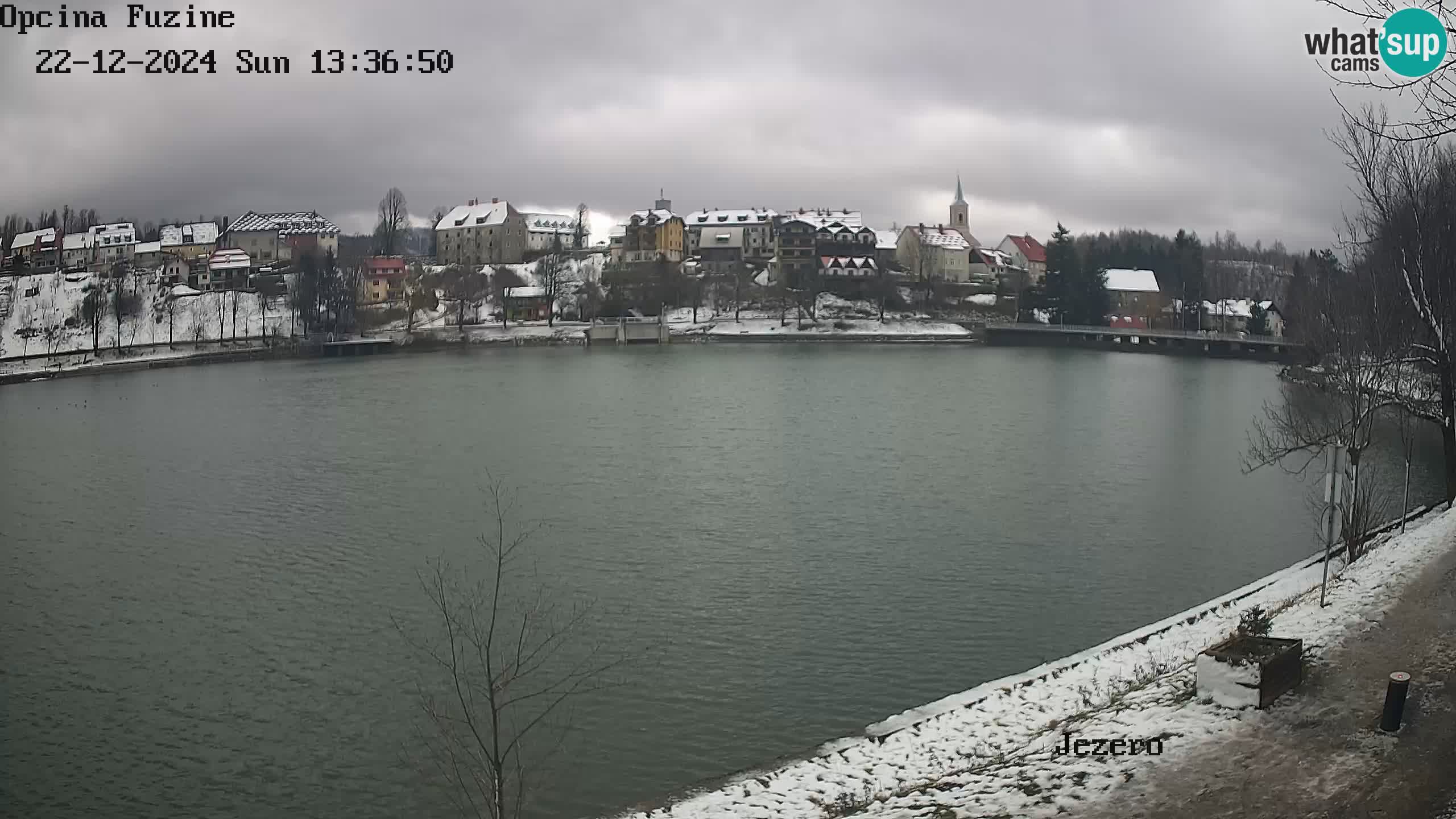 LIVE Lake Bajer livecam Bajersko Jezero Fužine