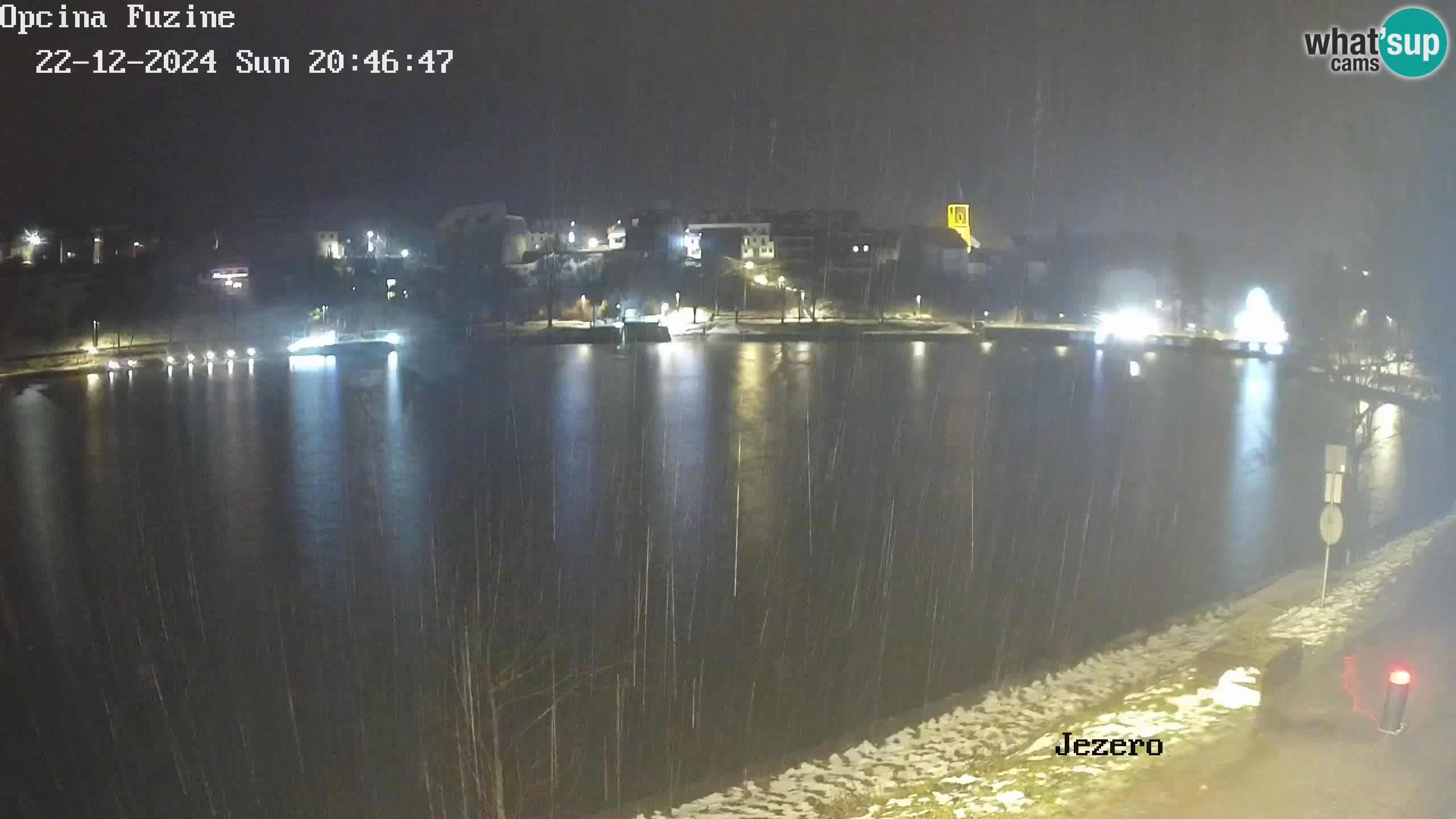 LIVE lago Bajer webcam Bajersko Jezero Fužine