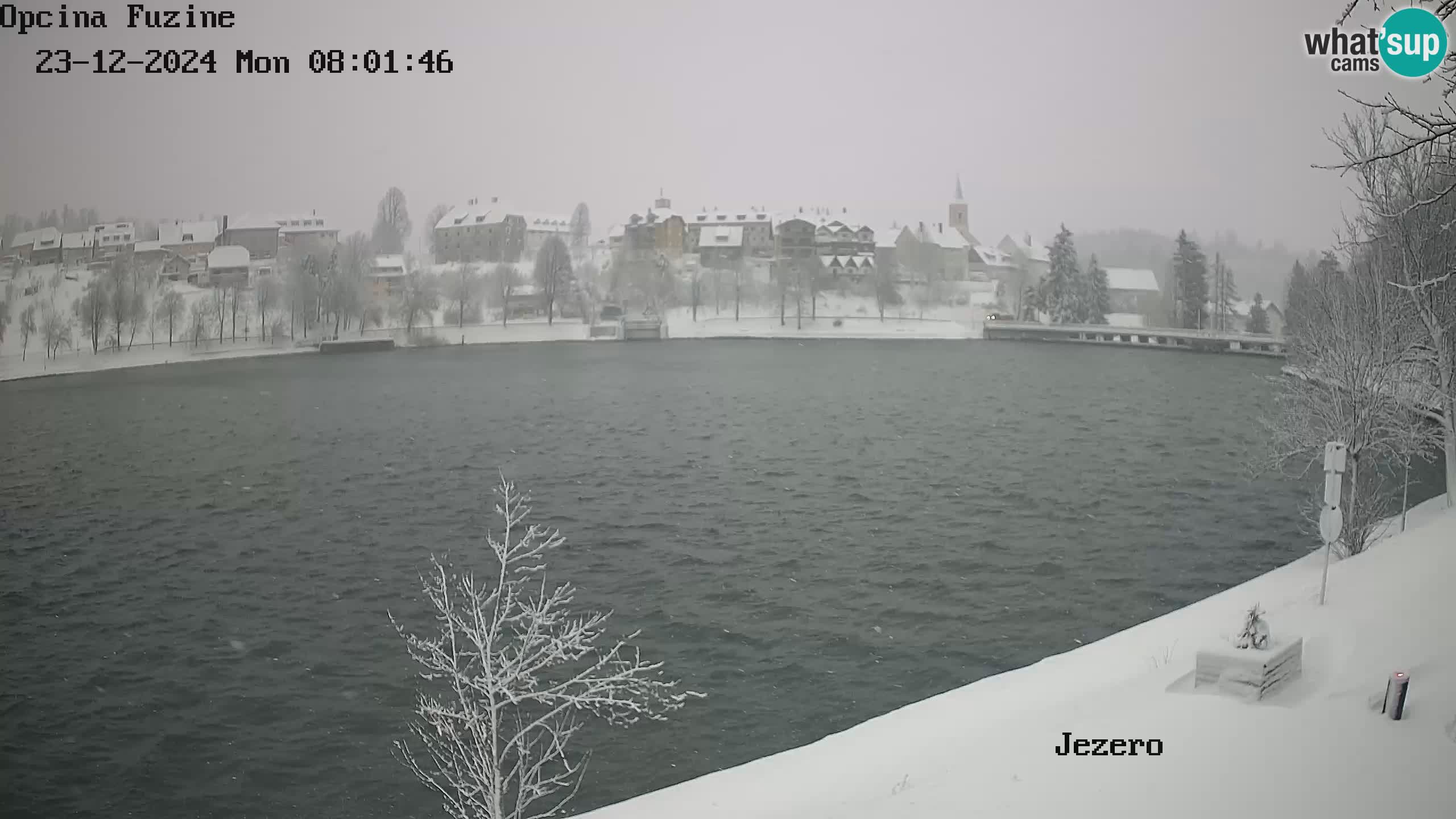 LIVE Lake Bajer livecam Bajersko Jezero Fužine