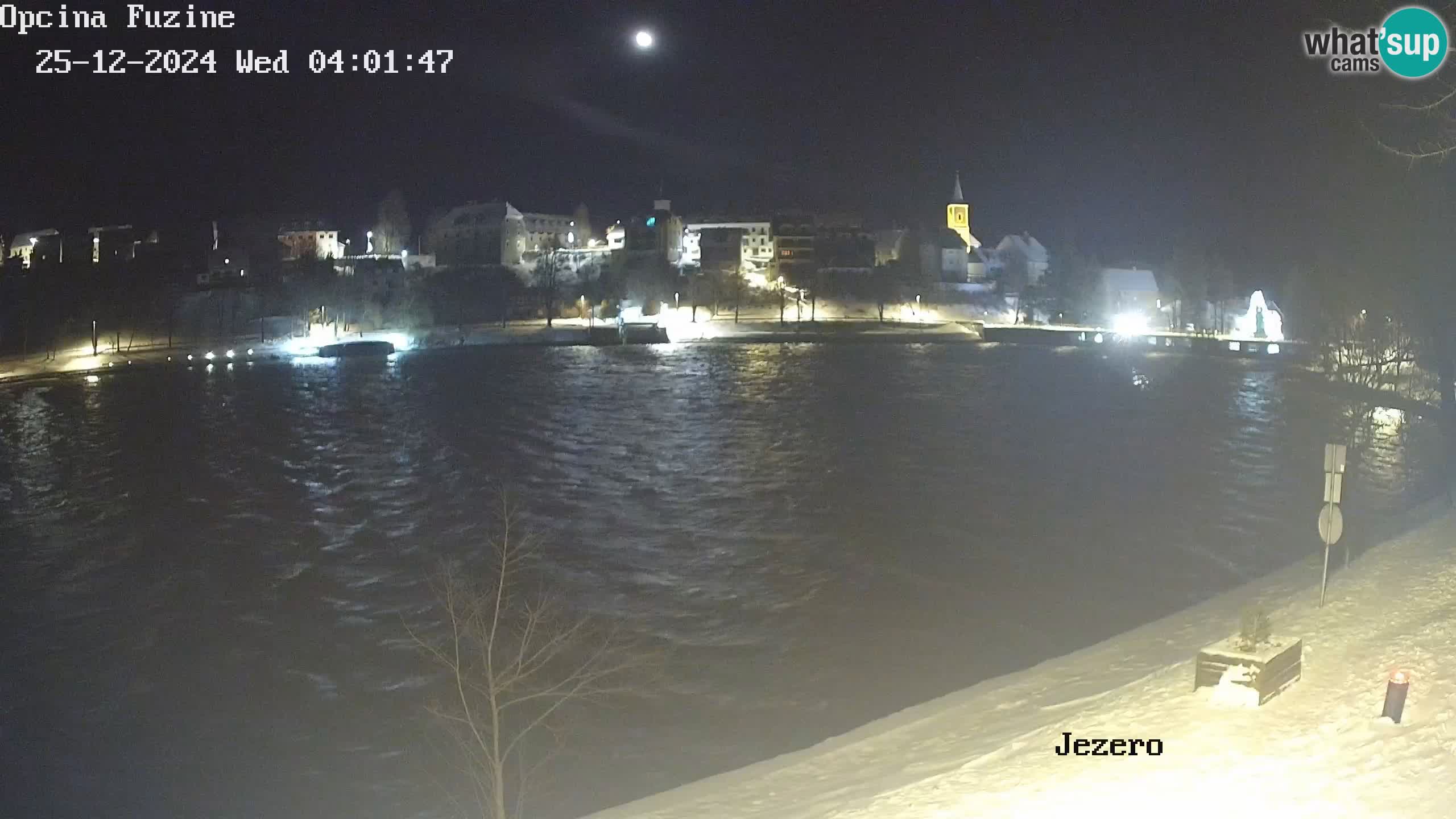 LIVE Lake Bajer livecam Bajersko Jezero Fužine