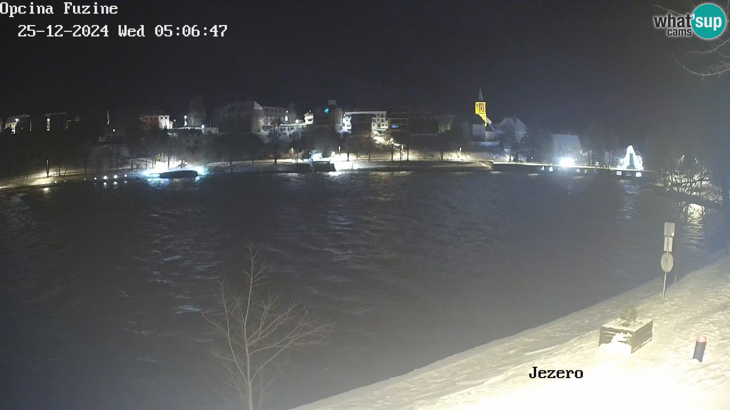 LIVE Lake Bajer livecam Bajersko Jezero Fužine