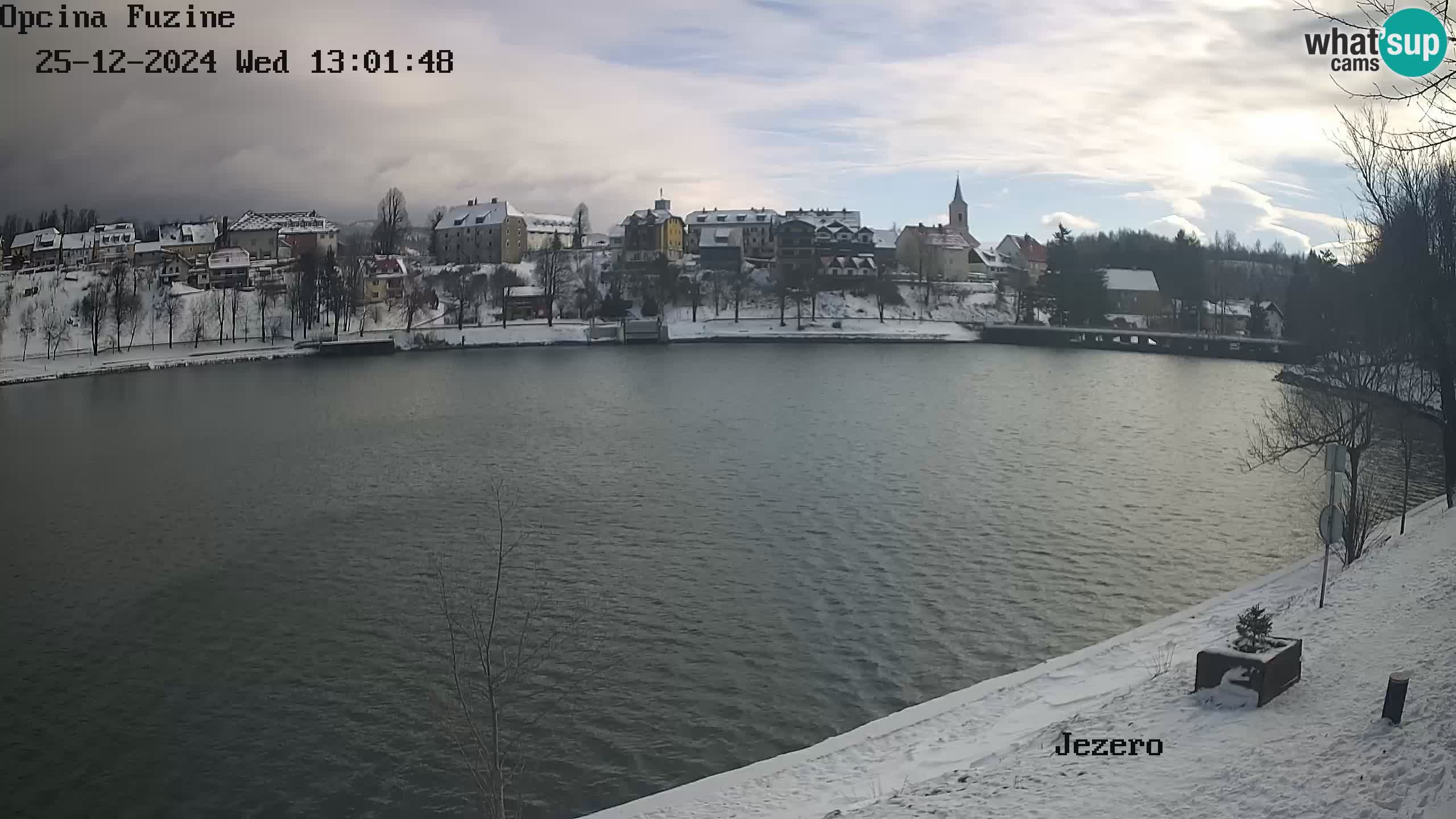 LIVE lago Bajer webcam Bajersko Jezero Fužine