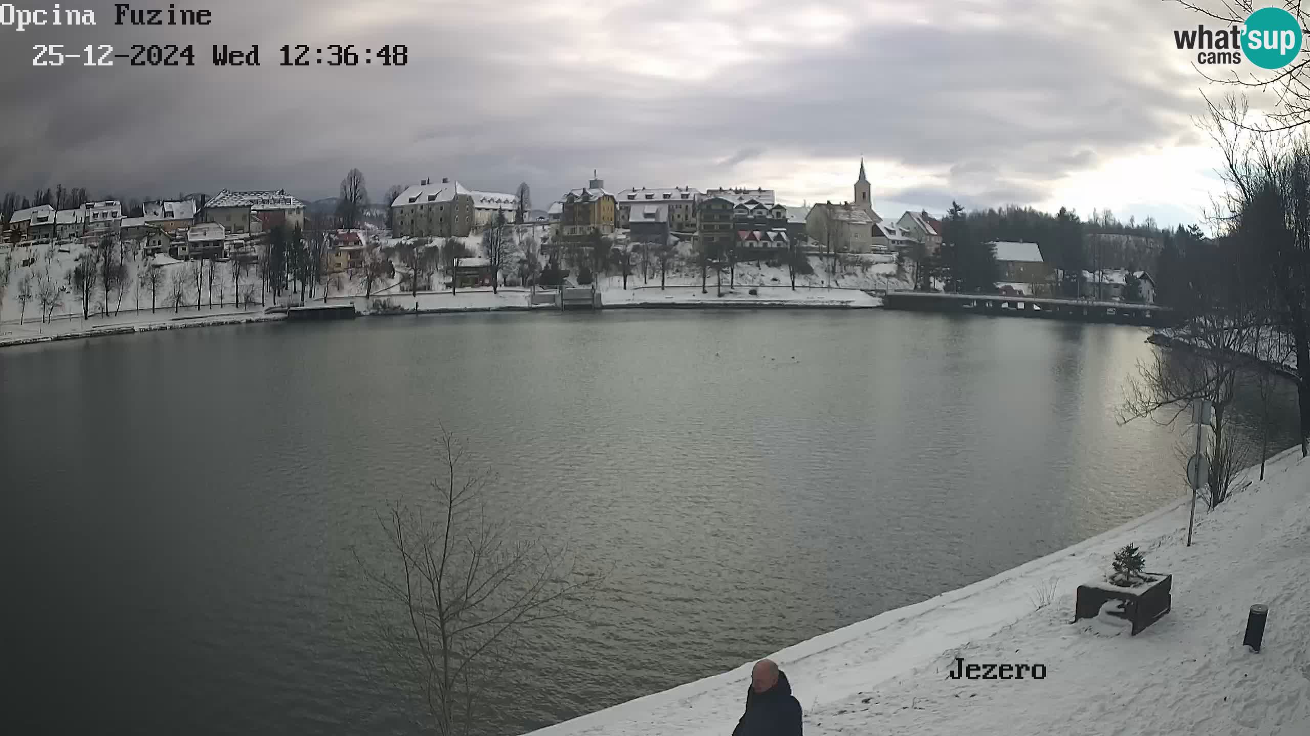 LIVE lago Bajer webcam Bajersko Jezero Fužine