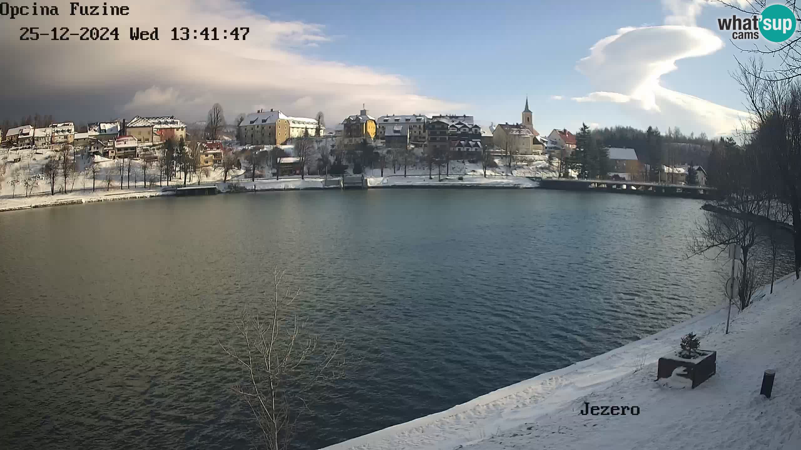 LIVE Lake Bajer livecam Bajersko Jezero Fužine