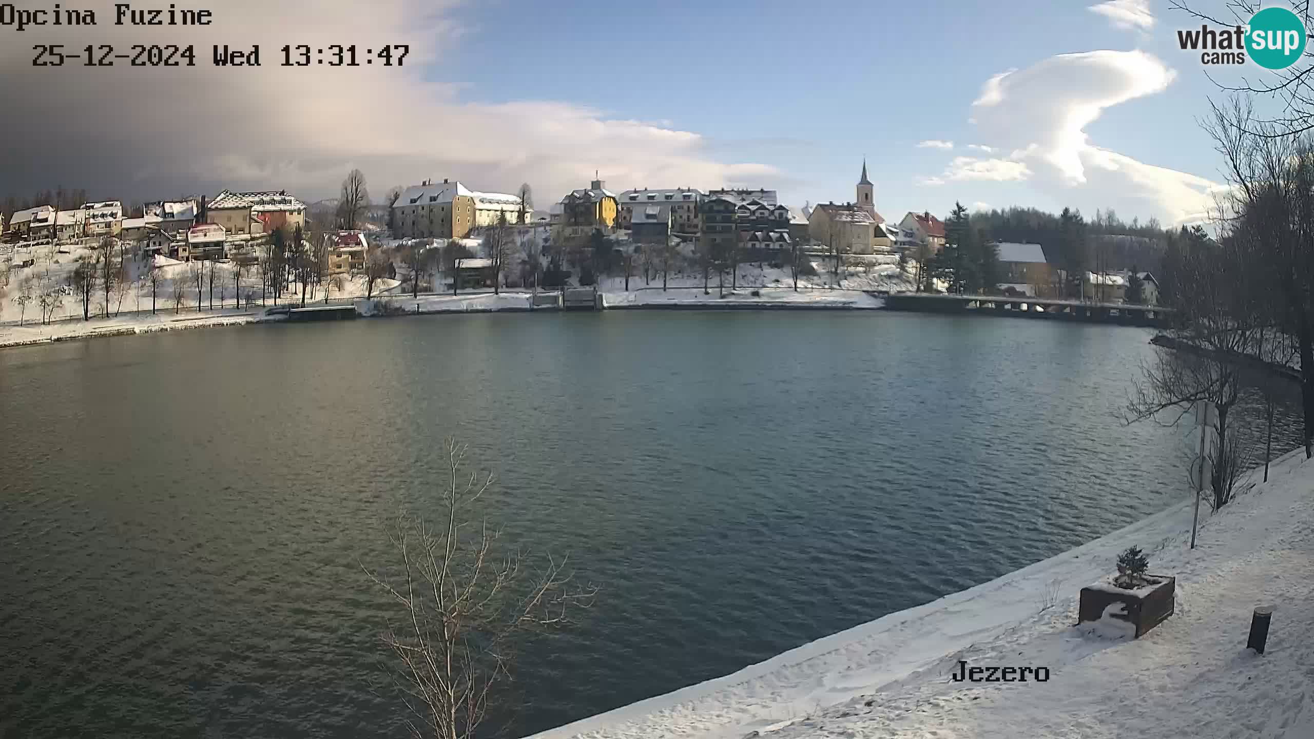 LIVE Lake Bajer livecam Bajersko Jezero Fužine