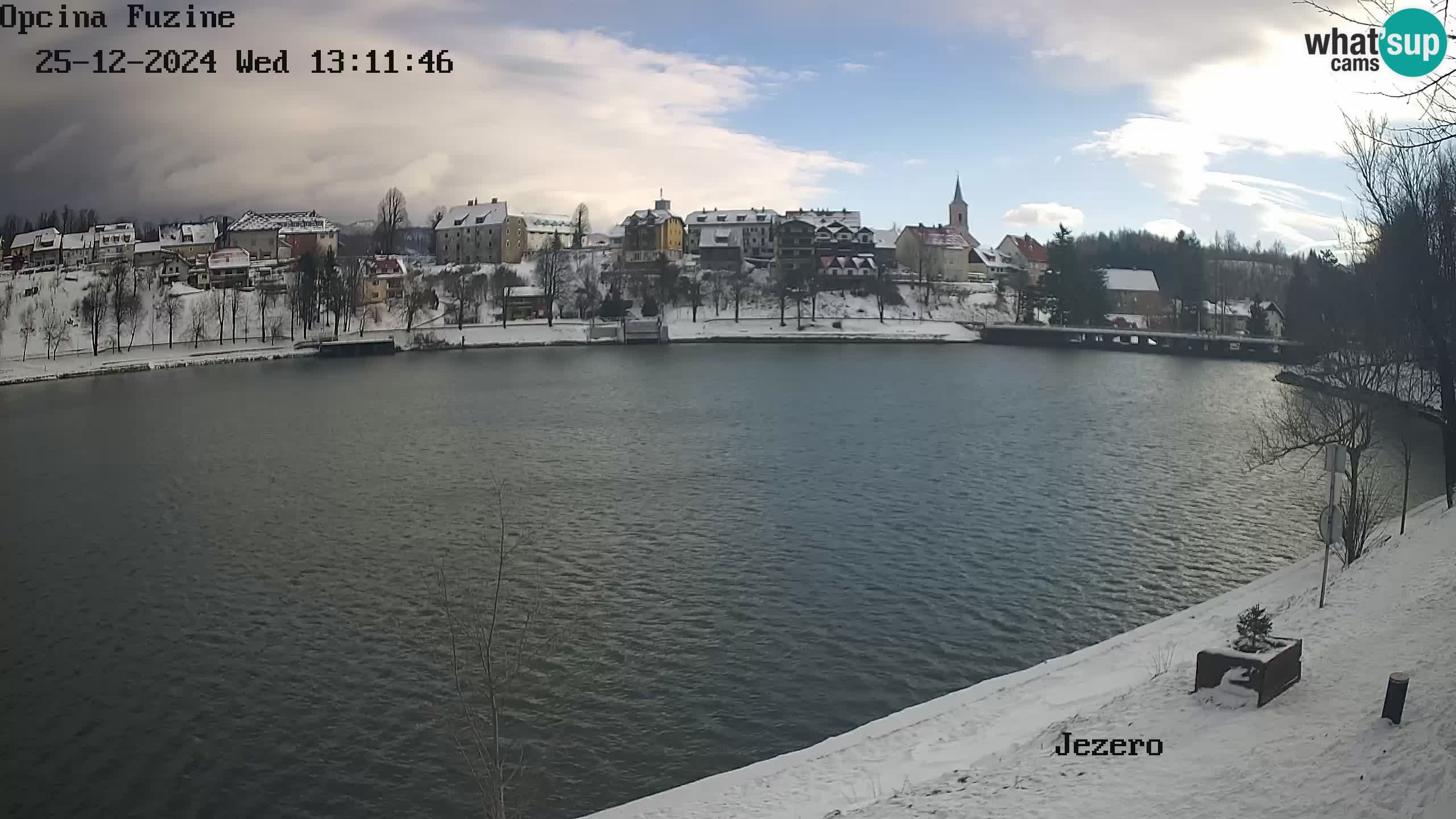 LIVE Lake Bajer livecam Bajersko Jezero Fužine