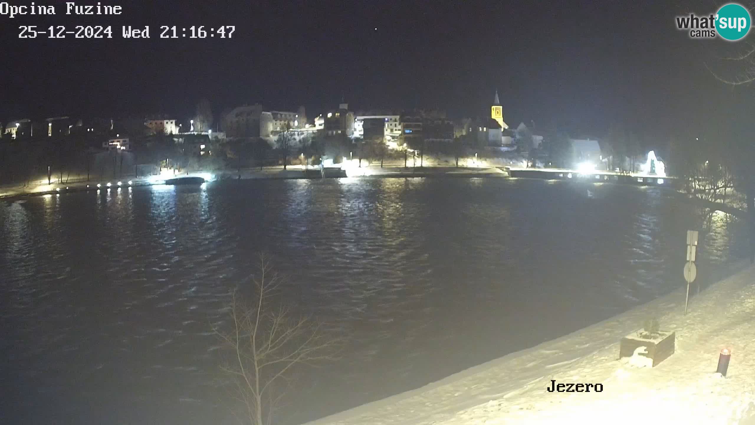 LIVE Lake Bajer livecam Bajersko Jezero Fužine