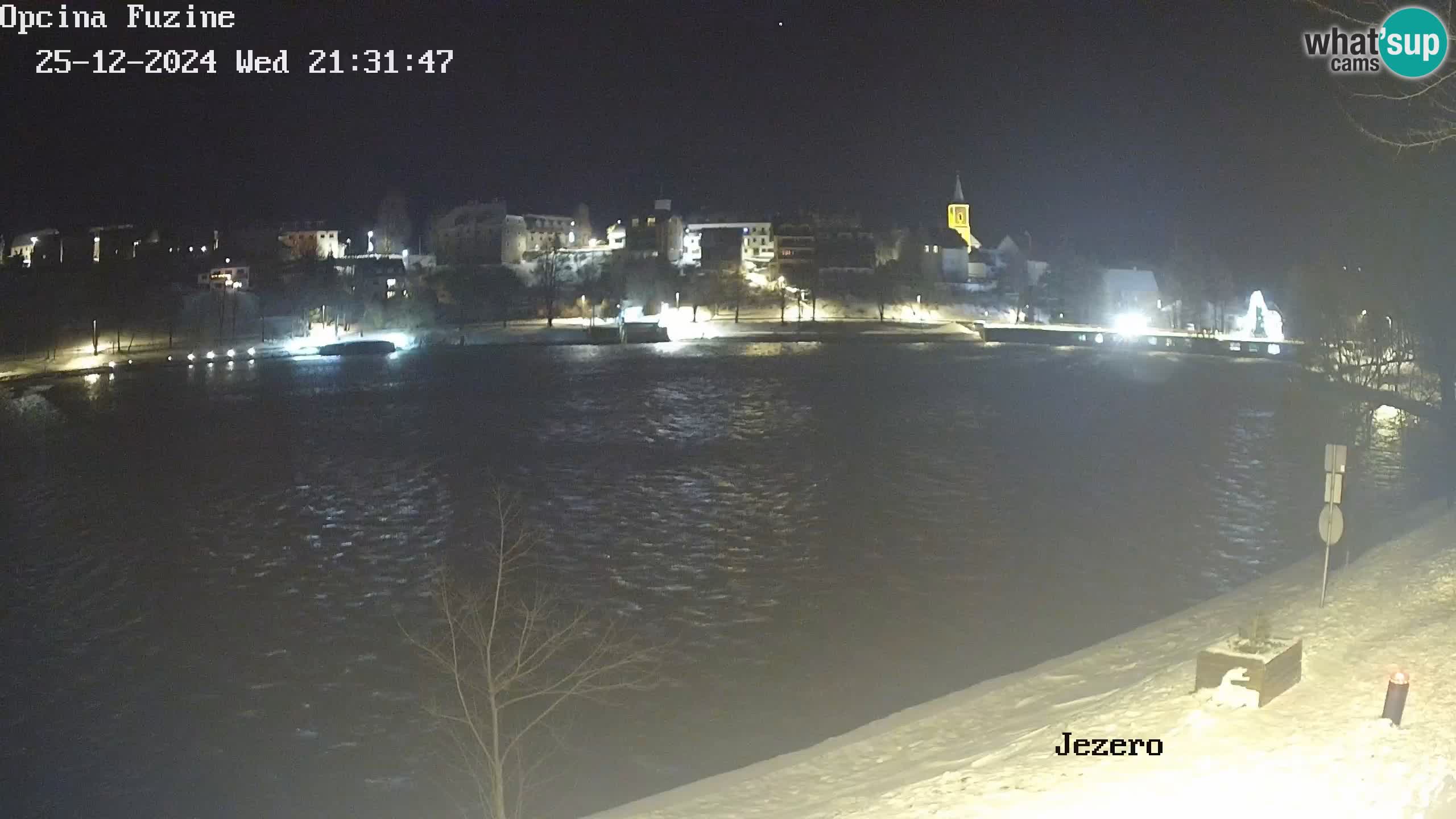 LIVE lago Bajer webcam Bajersko Jezero Fužine