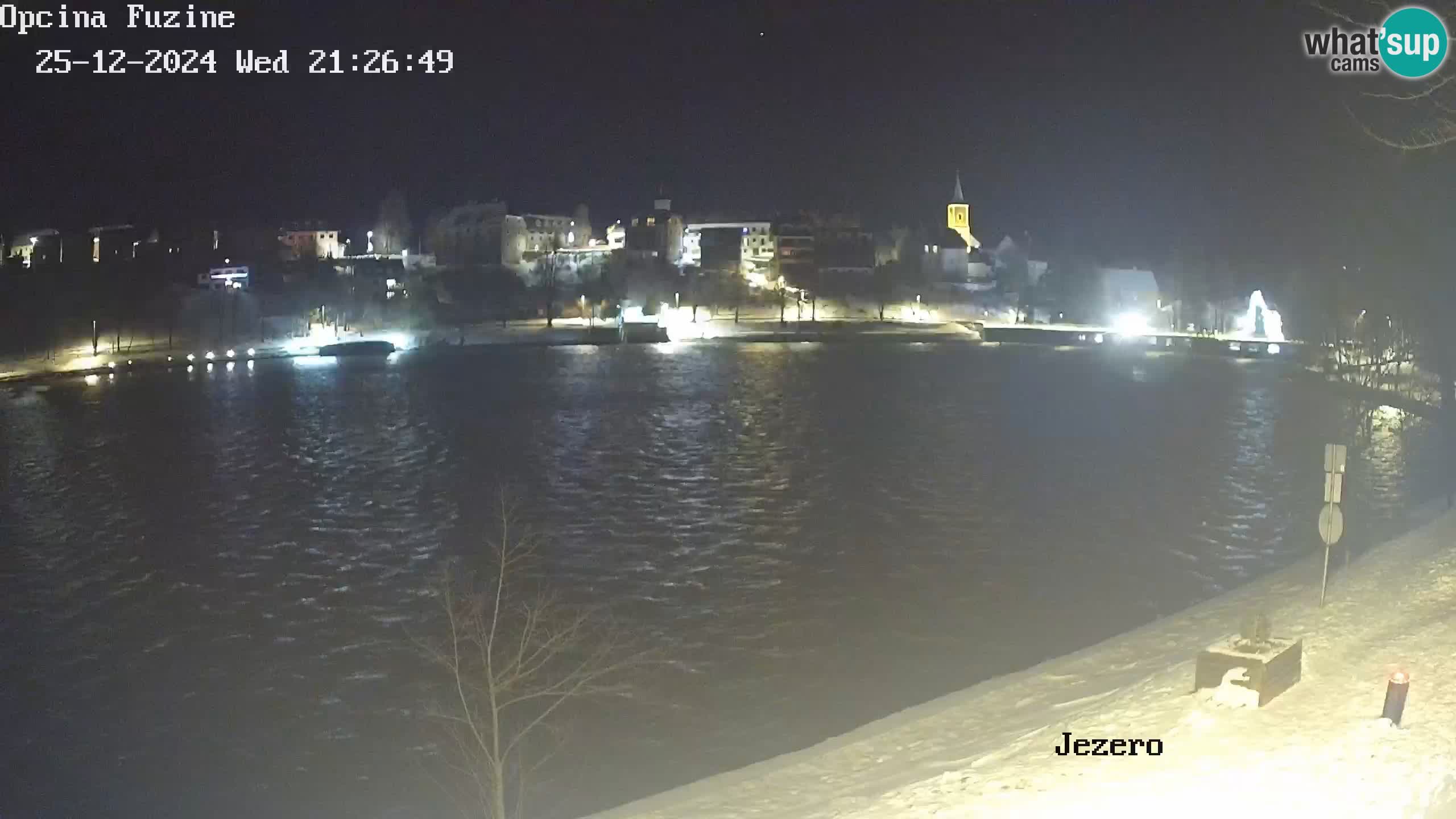 LIVE Lake Bajer livecam Bajersko Jezero Fužine