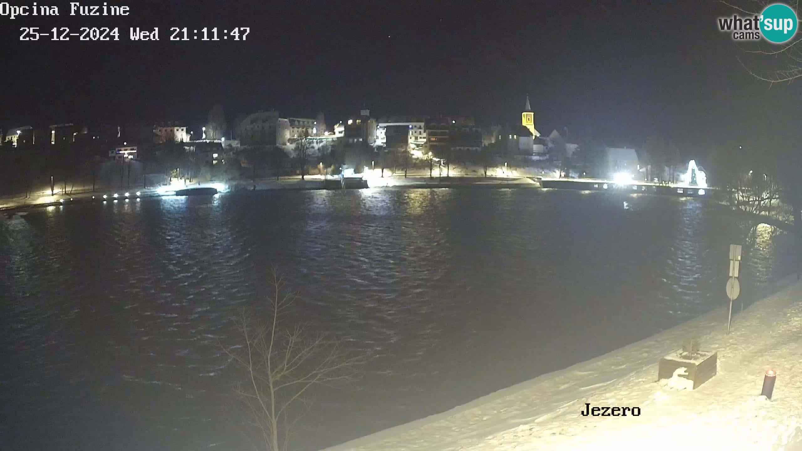 LIVE lago Bajer webcam Bajersko Jezero Fužine