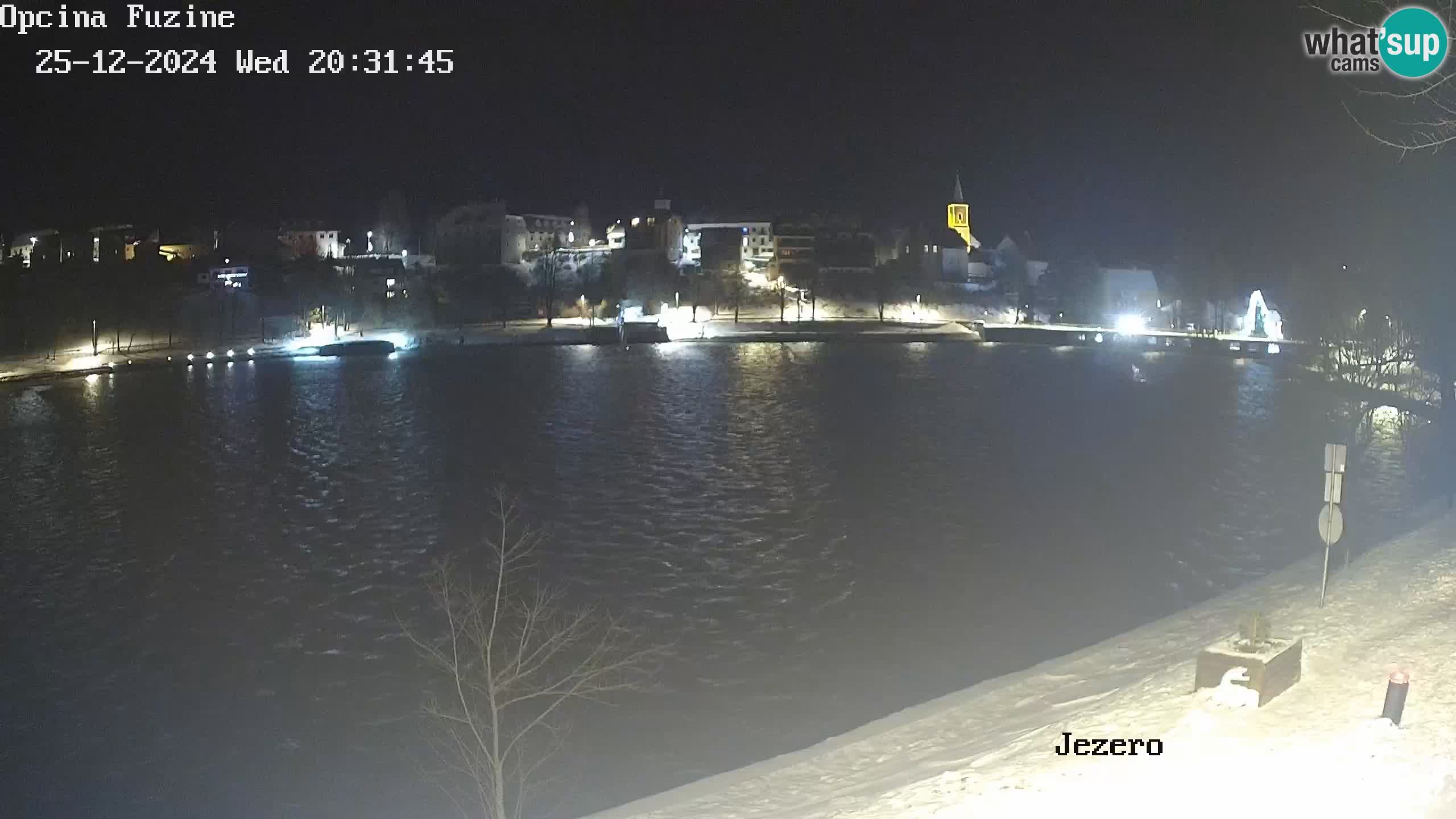 LIVE lago Bajer webcam Bajersko Jezero Fužine