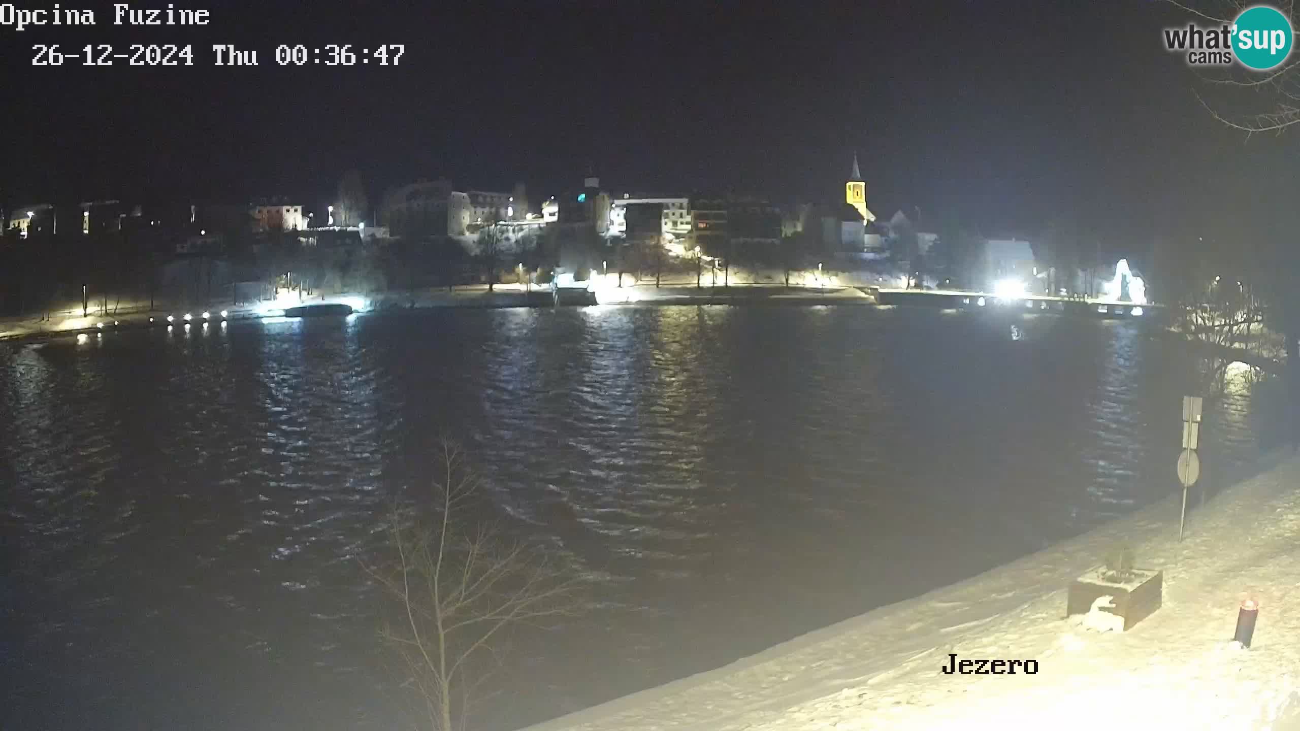 LIVE Lake Bajer livecam Bajersko Jezero Fužine