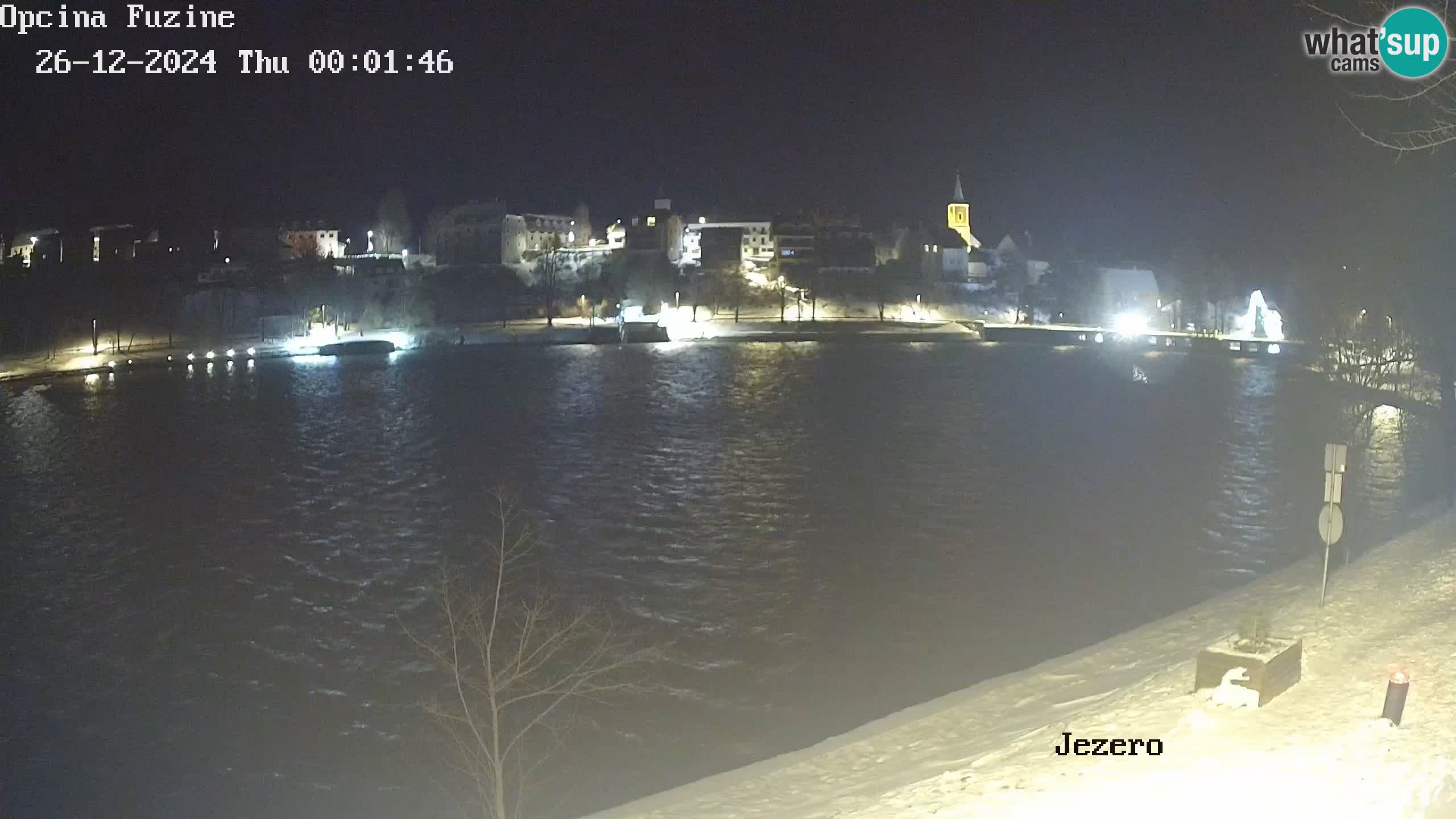 LIVE Lake Bajer livecam Bajersko Jezero Fužine