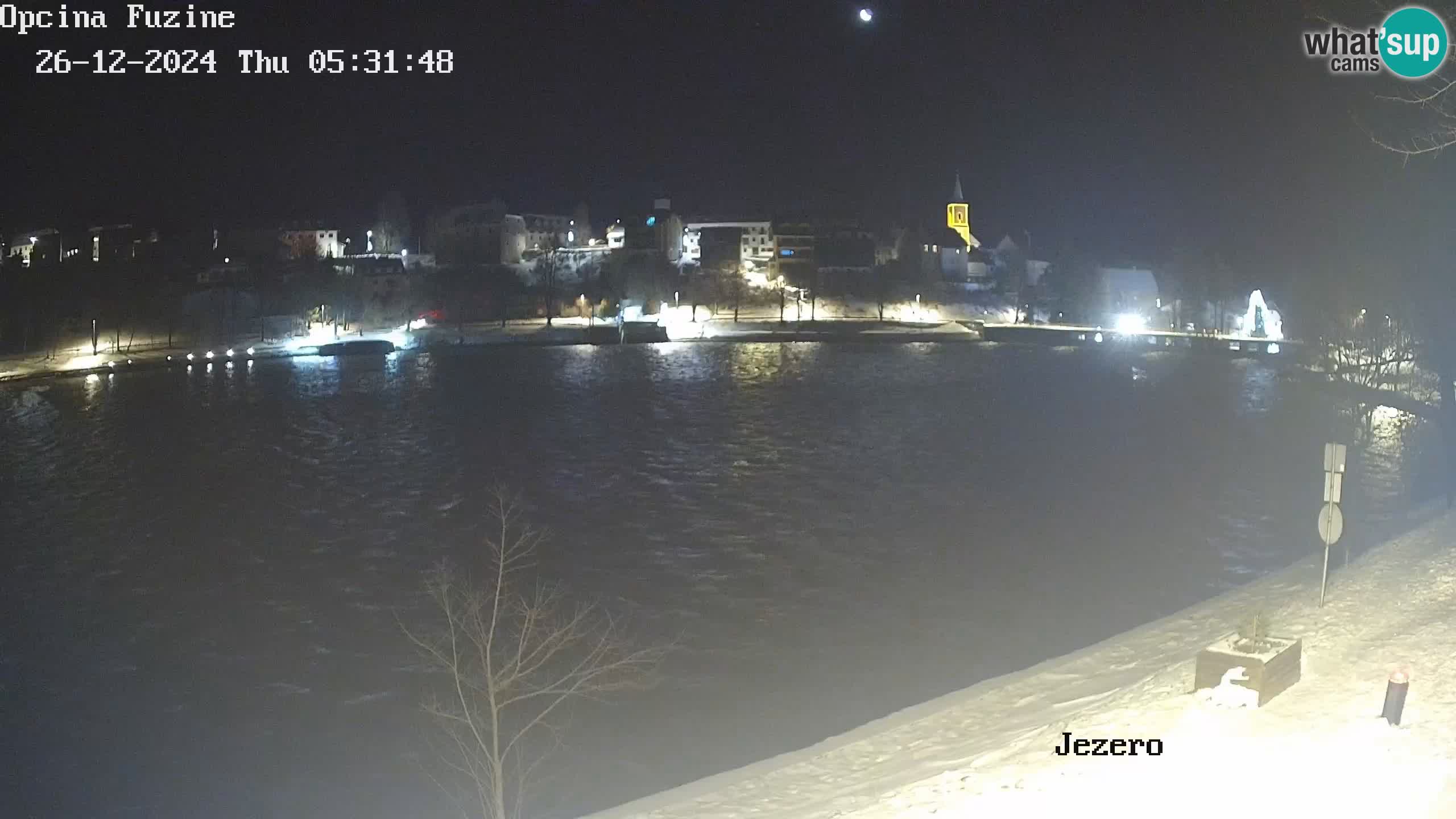 LIVE Lake Bajer livecam Bajersko Jezero Fužine