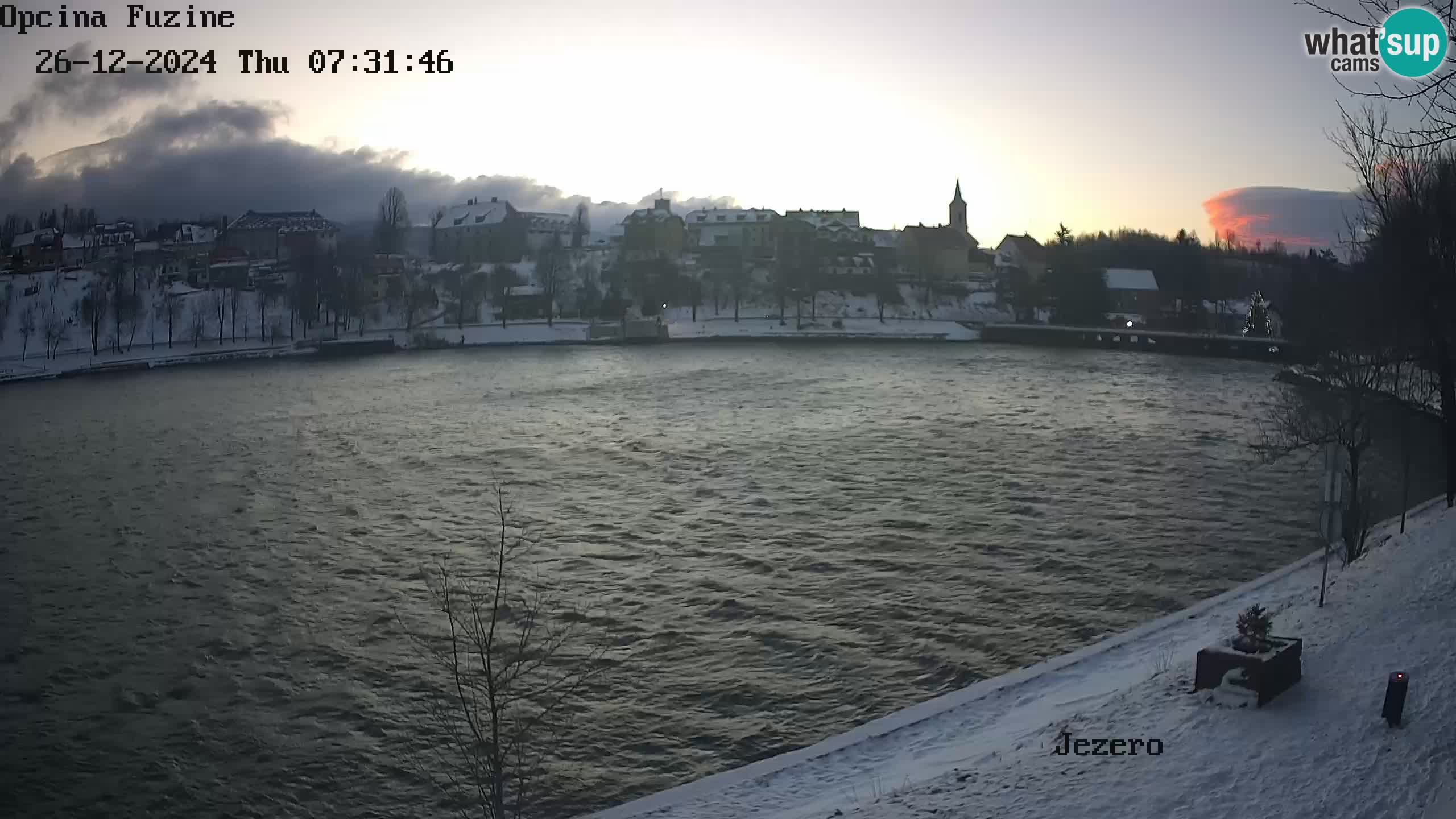 Lago Bajer livecam Bajersko Jezero Fužine