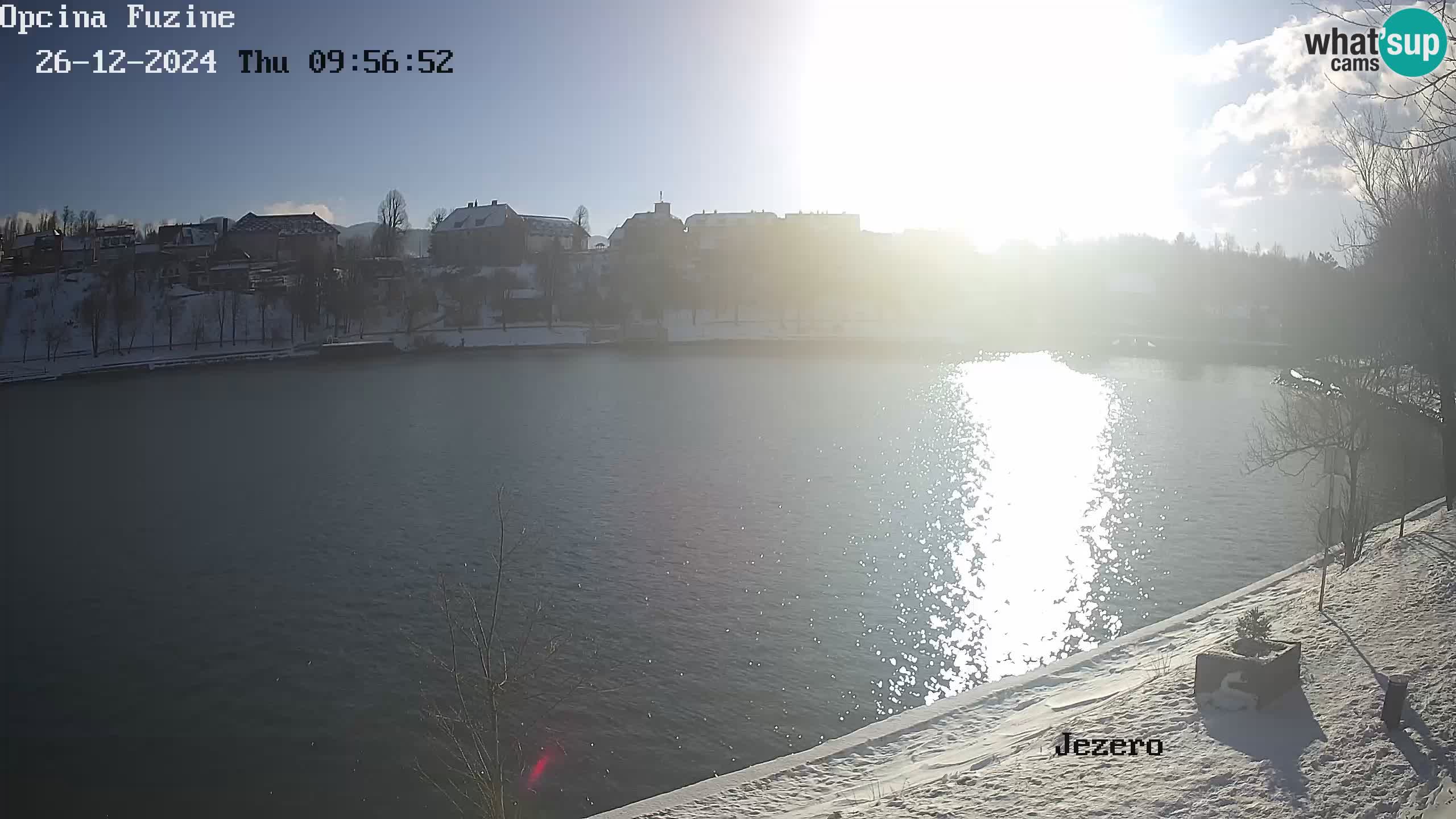 LIVE Lake Bajer livecam Bajersko Jezero Fužine