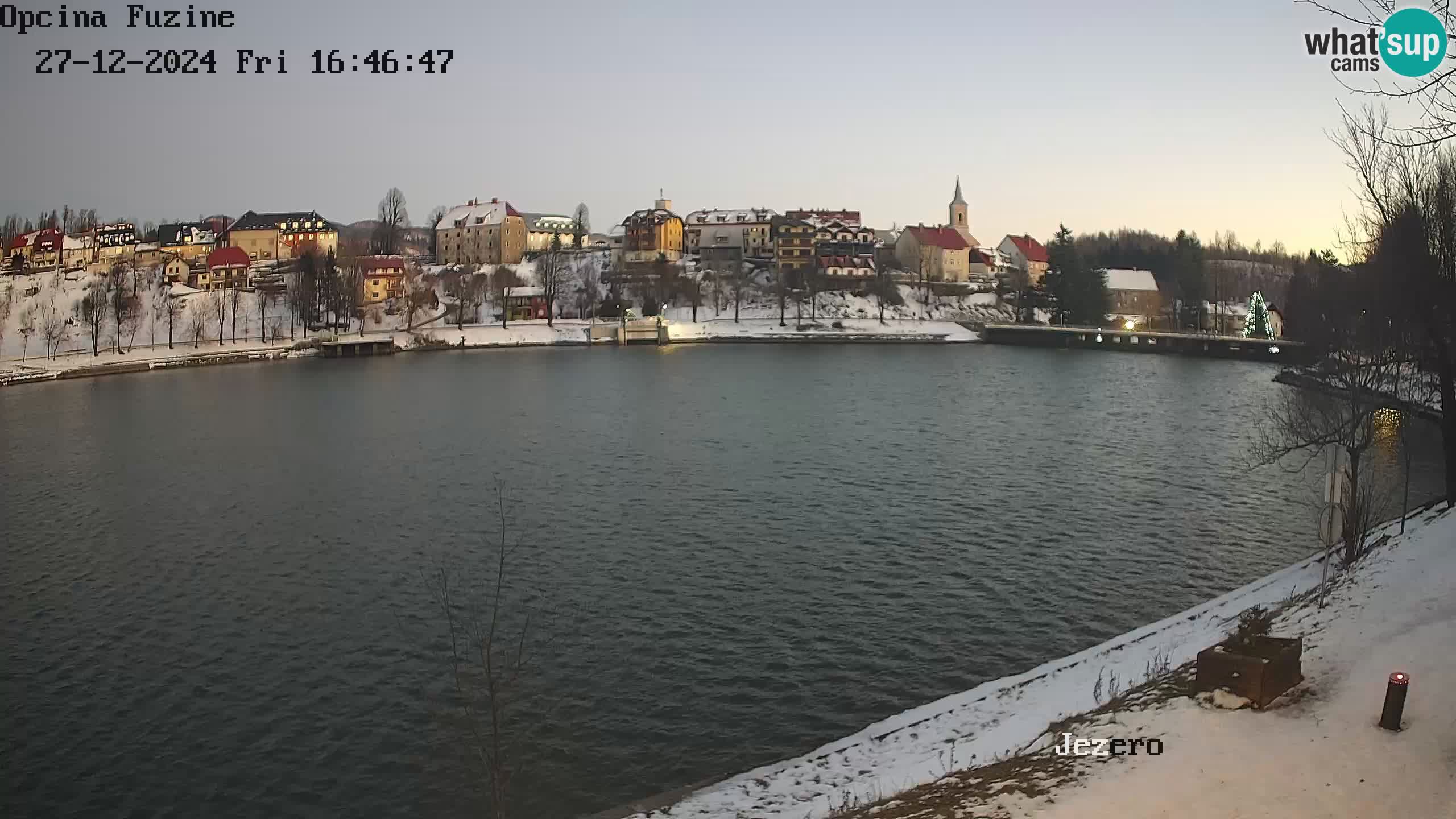 LIVE Lake Bajer livecam Bajersko Jezero Fužine