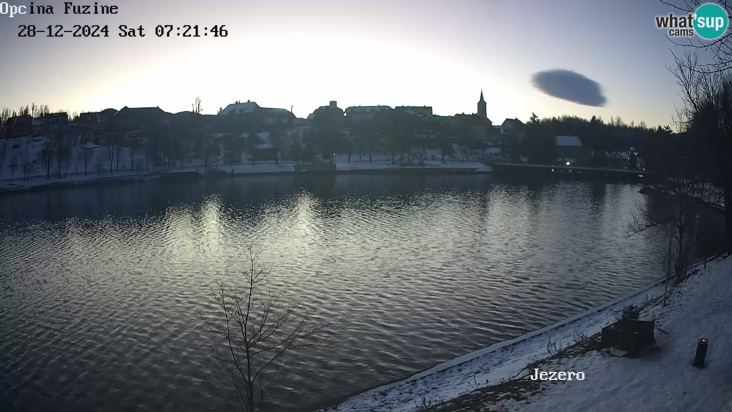 LIVE Lake Bajer livecam Bajersko Jezero Fužine