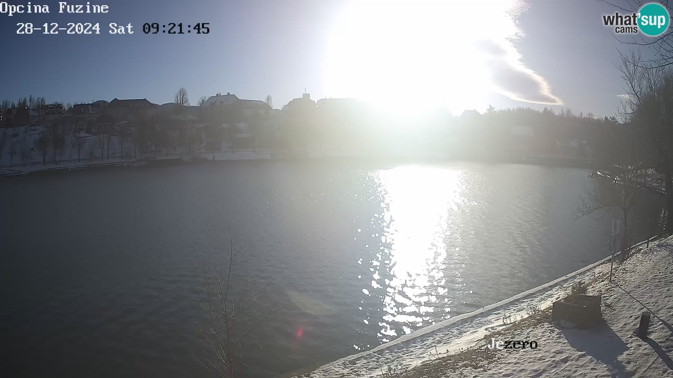 LIVE Lake Bajer livecam Bajersko Jezero Fužine