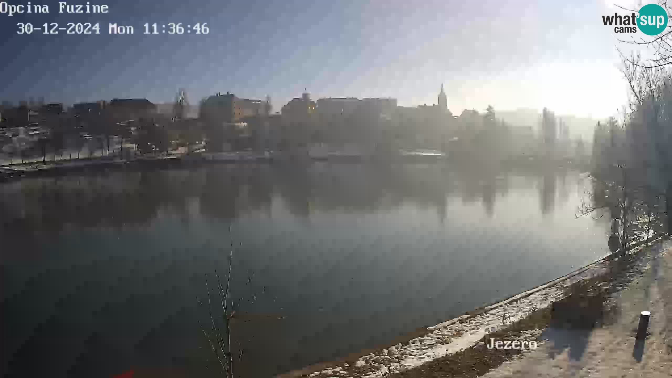 LIVE Lake Bajer livecam Bajersko Jezero Fužine