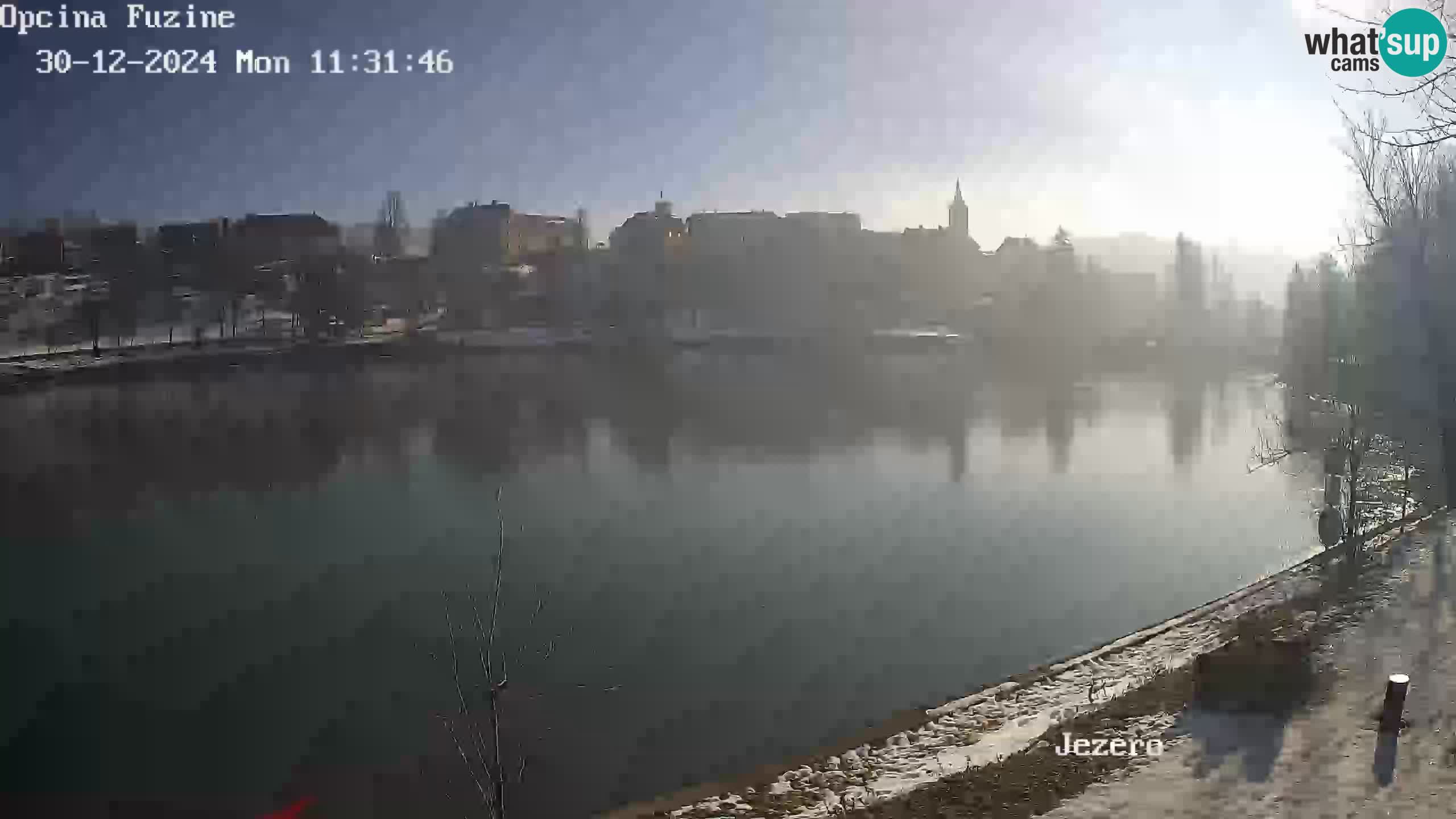 LIVE lago Bajer webcam Bajersko Jezero Fužine