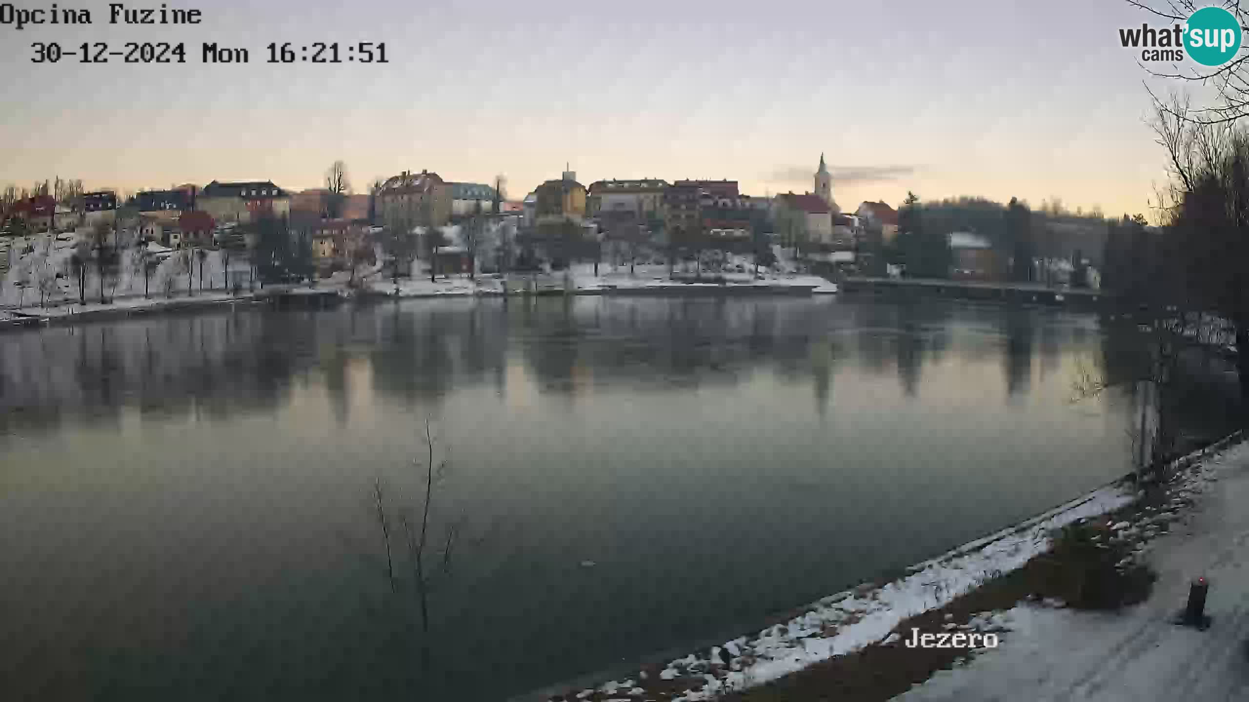 LIVE lago Bajer webcam Bajersko Jezero Fužine