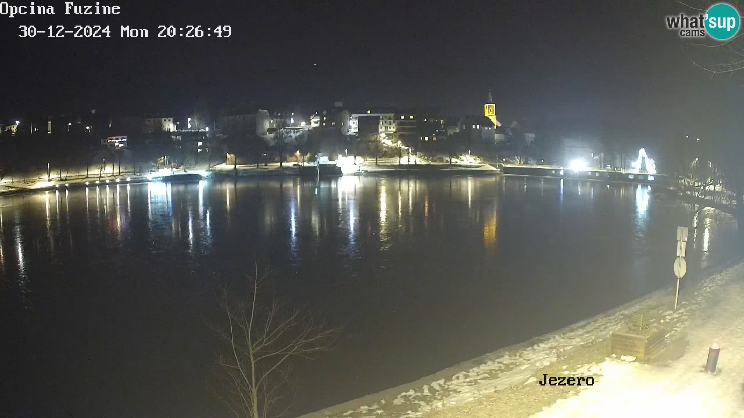 LIVE lago Bajer webcam Bajersko Jezero Fužine