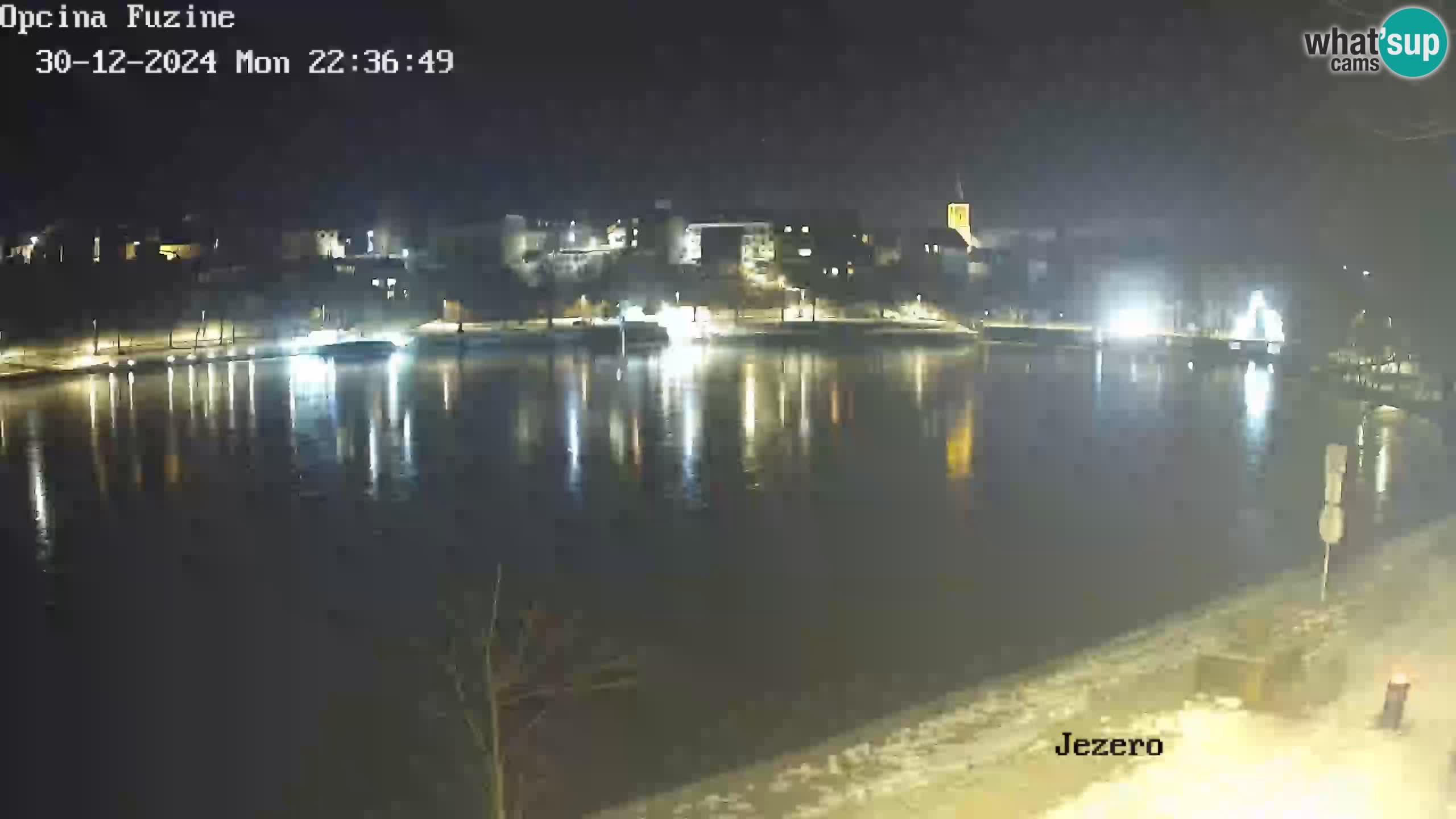 LIVE lago Bajer webcam Bajersko Jezero Fužine