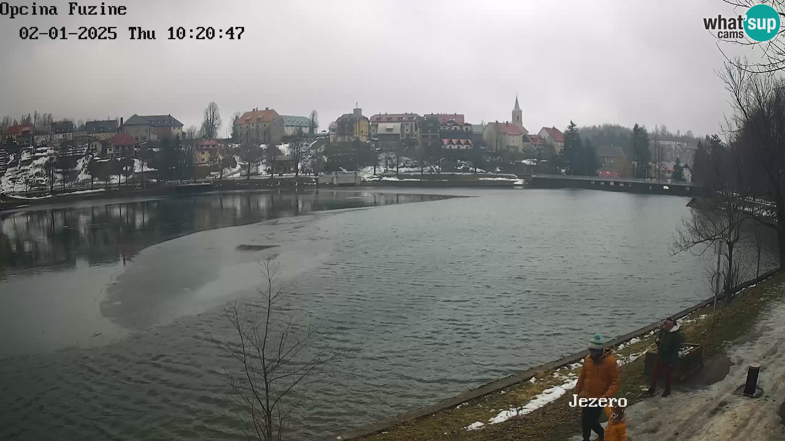 LIVE lago Bajer webcam Bajersko Jezero Fužine