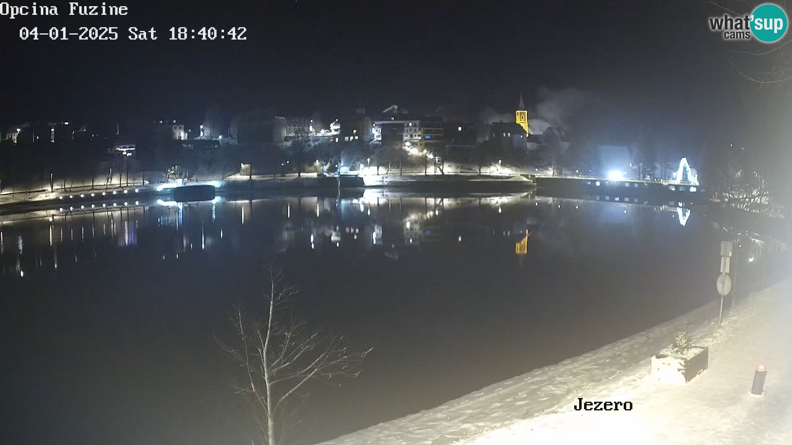 LIVE Lake Bajer livecam Bajersko Jezero Fužine