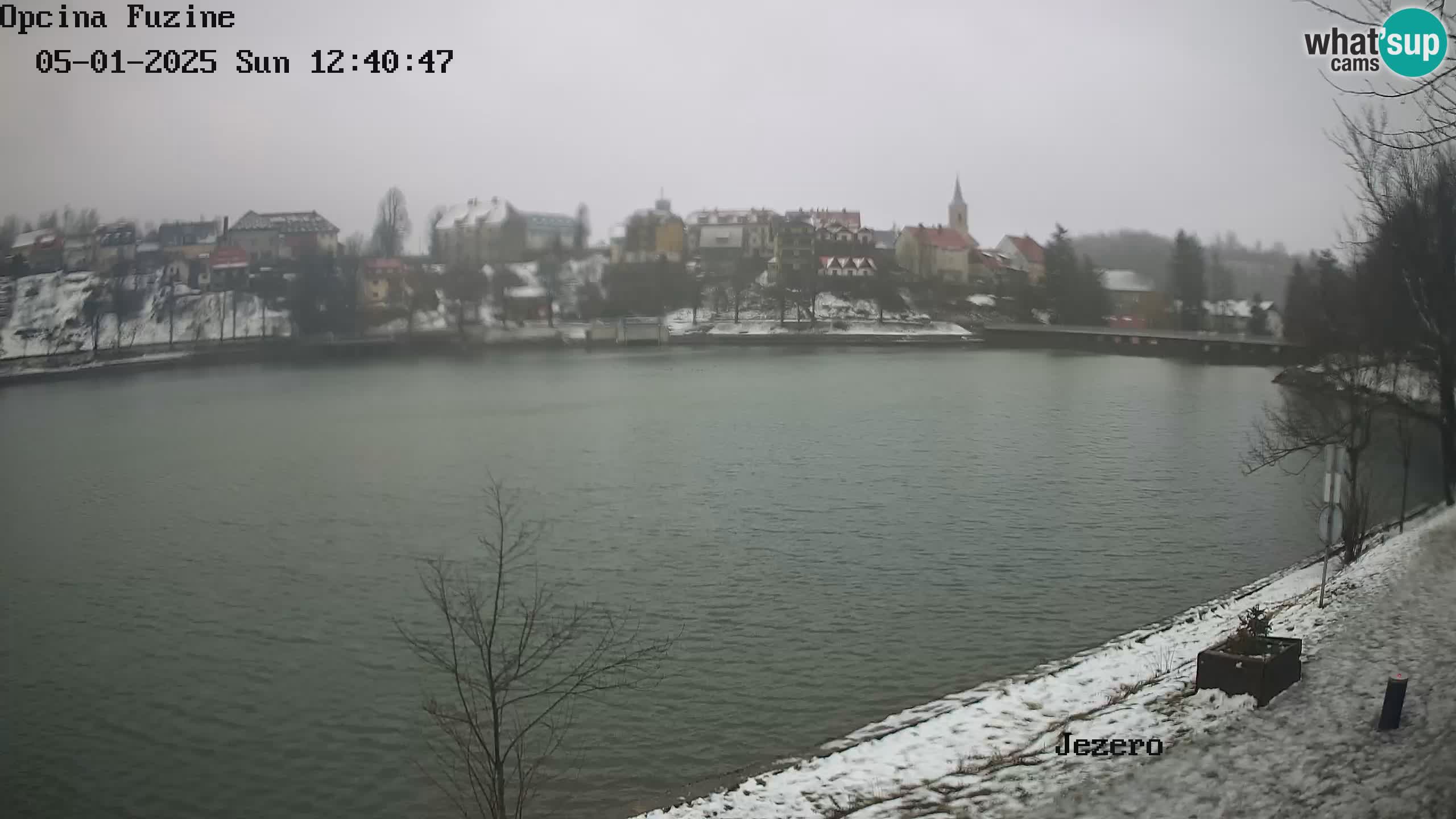 LIVE Lake Bajer livecam Bajersko Jezero Fužine