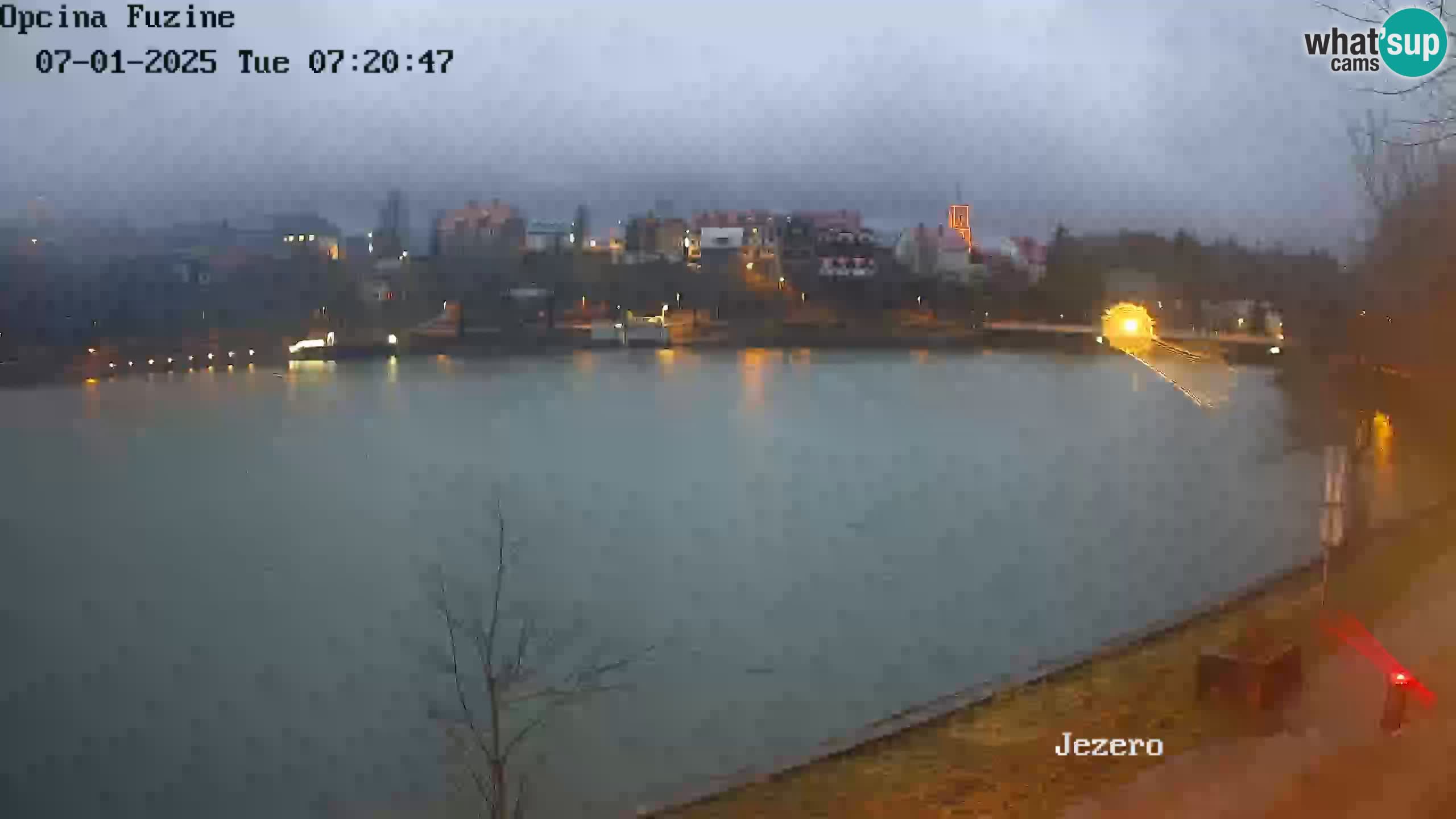 LIVE Lake Bajer livecam Bajersko Jezero Fužine